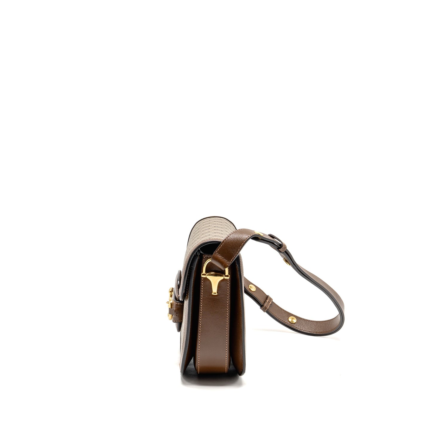 Gucci Horsebit 1955 Mini Purse Supreme Canvas/Leather Beige/Brown