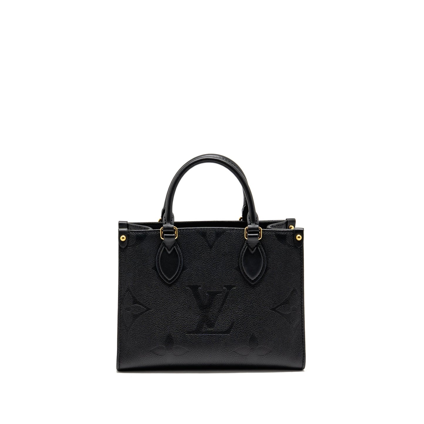 Louis Vuitton Onthego Pm Monogram Empreinte Leather Black