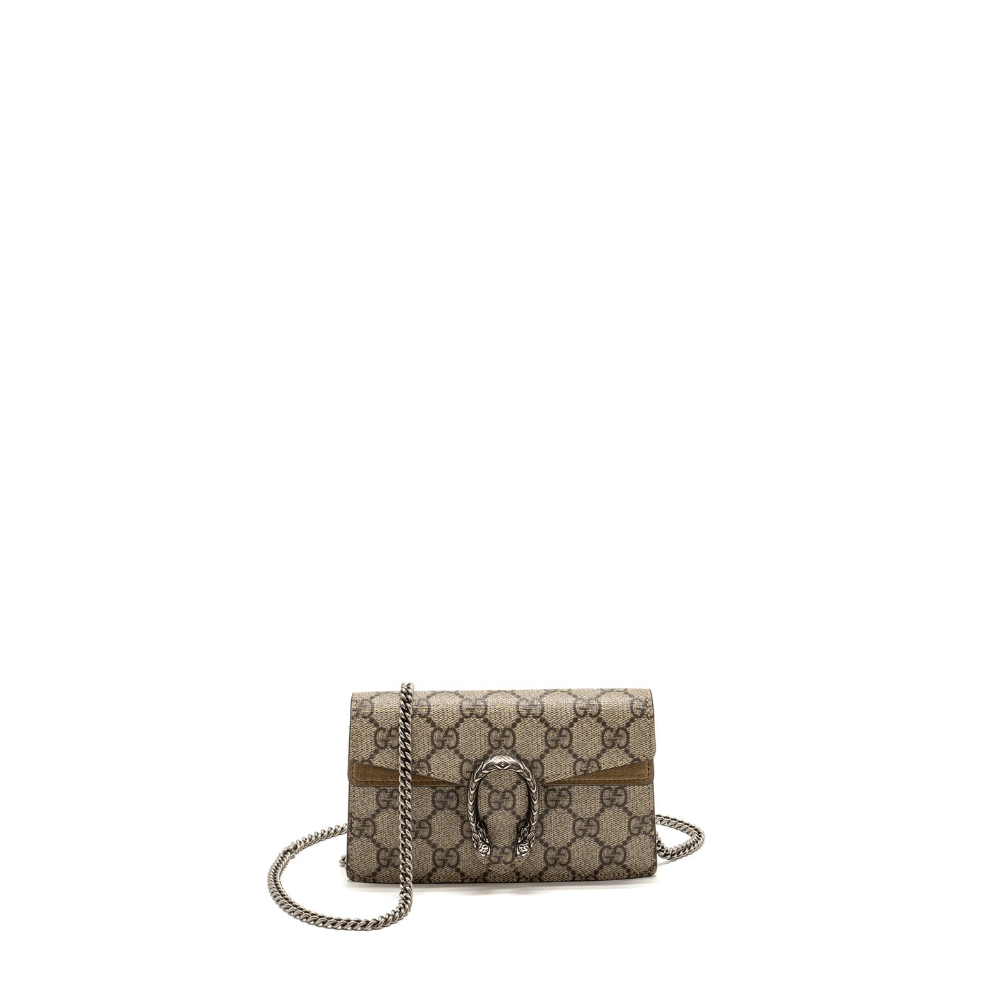 Gucci super mini Dionysus canvas / suede leather beige