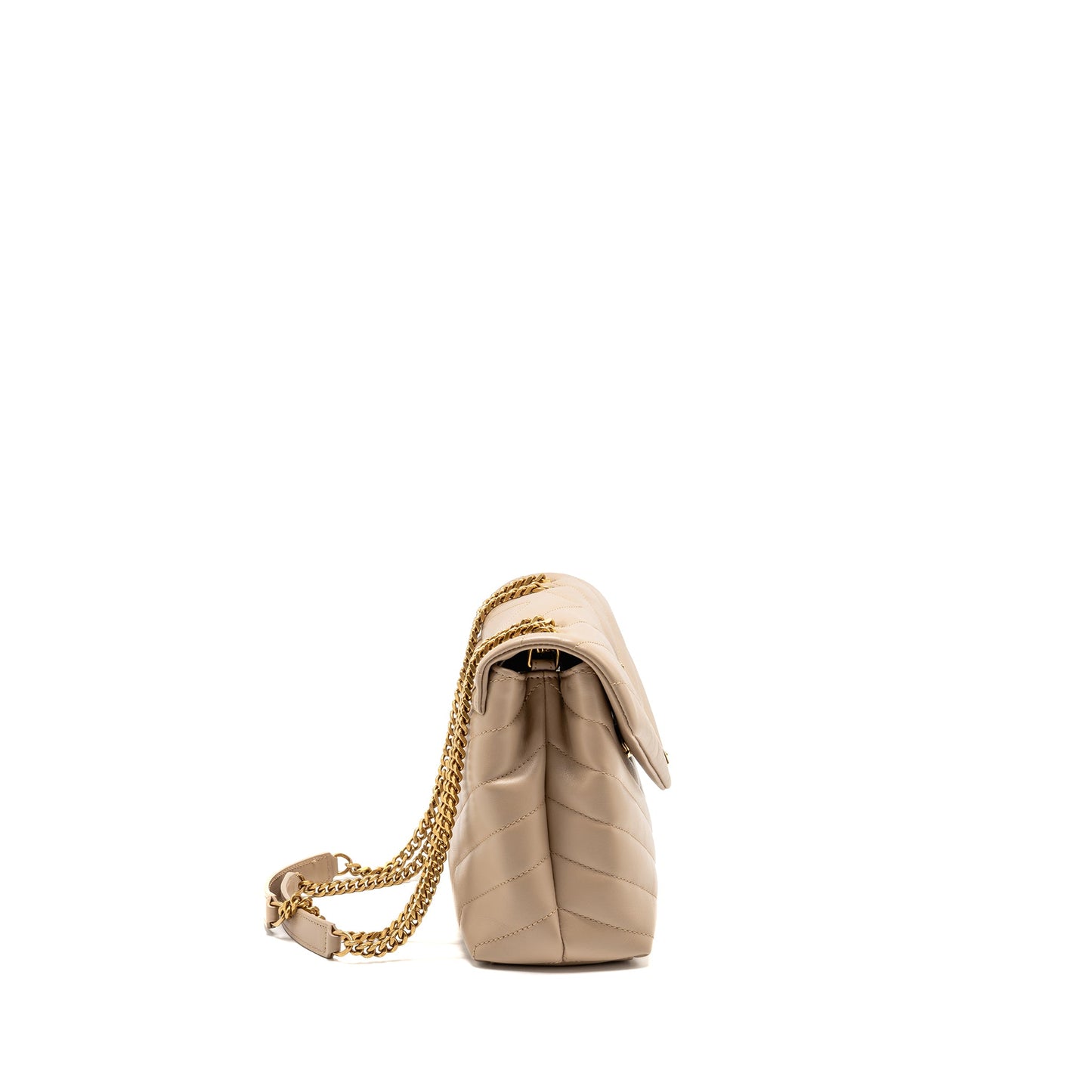 Saint Laurent / Small Lou Lou Mini Purse Calfskin Beige