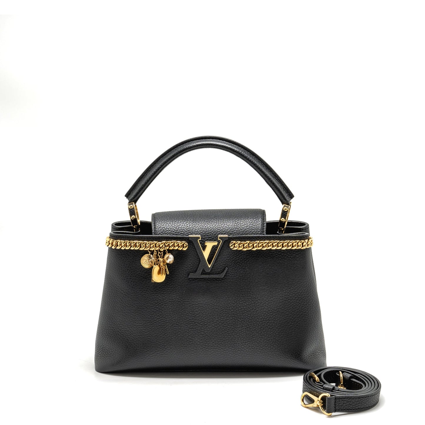 Louis Vuitton Capucines Calfskin black