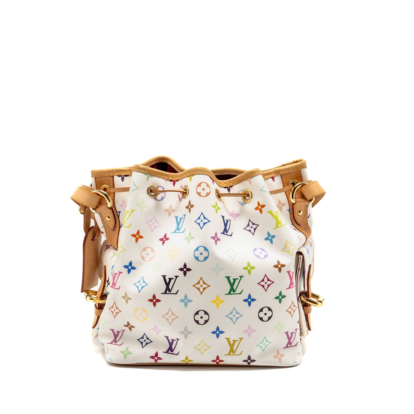 Louis Vuitton Petit Noe Monogram Canvas White / Multicolour