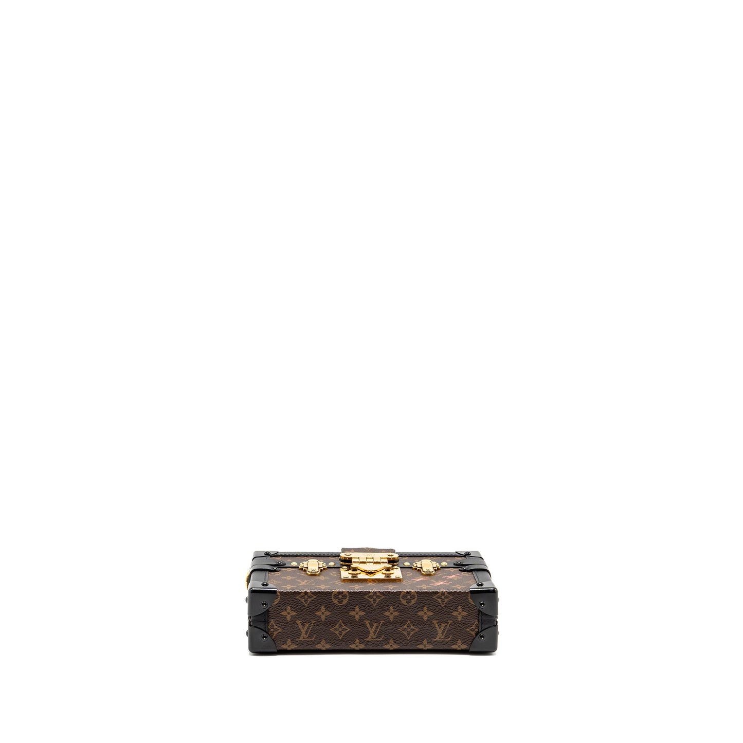 Louis Vuitton Petite Malle Monogram Canvas/Smooth Calfskin