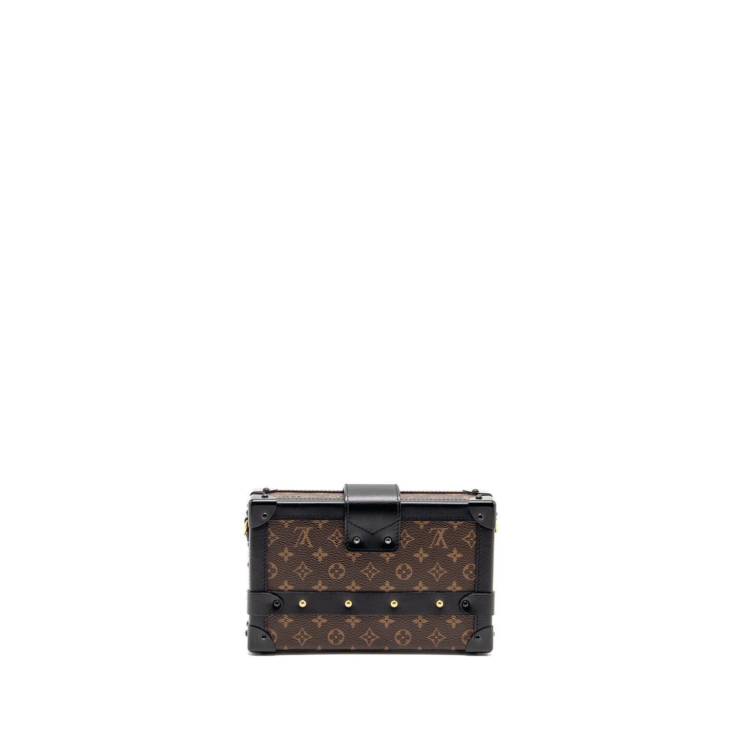 Louis Vuitton Petite Malle Monogram Canvas/Smooth Calfskin