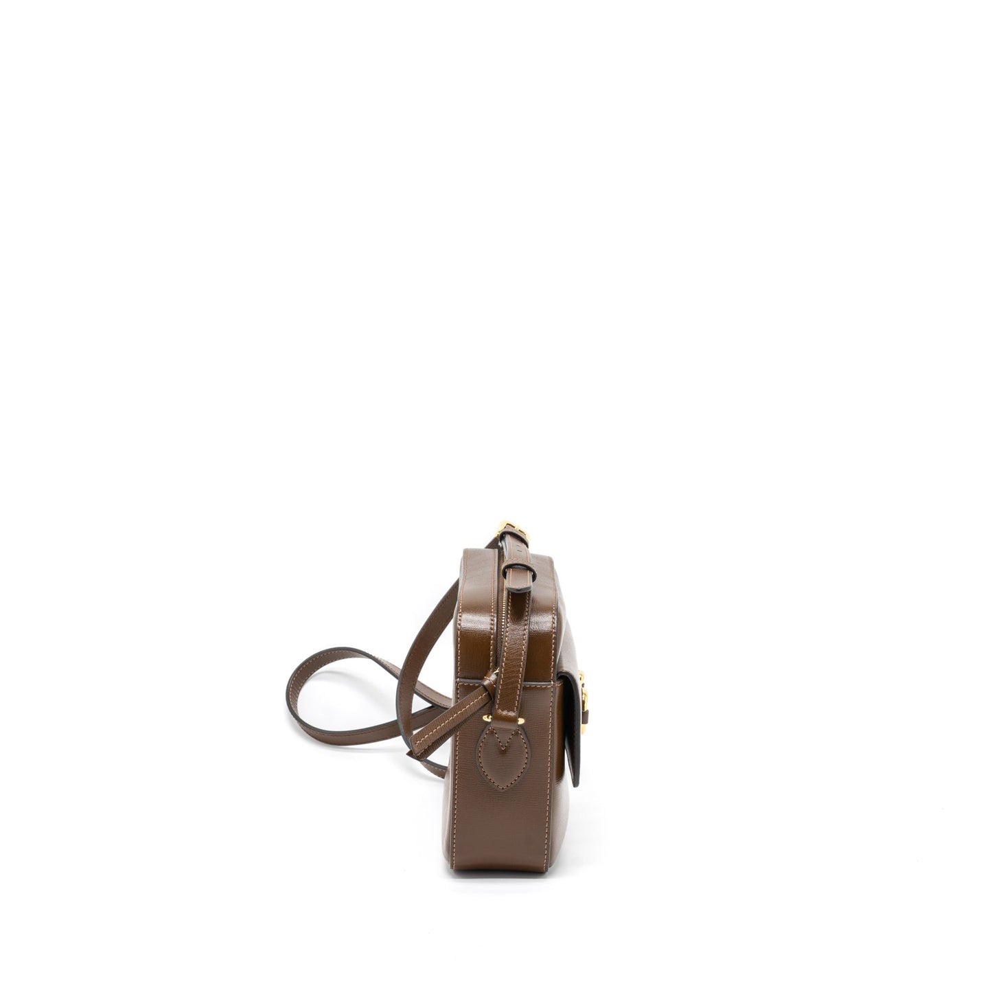 Gucci Horsebit Mini Purse Calfskin Brown