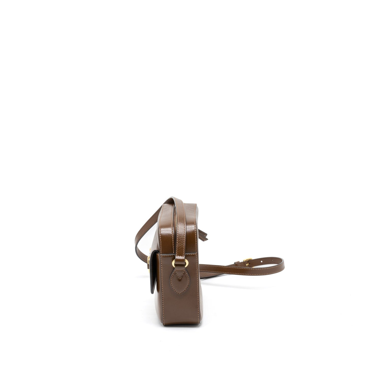 Gucci Horsebit Mini Purse Calfskin Brown