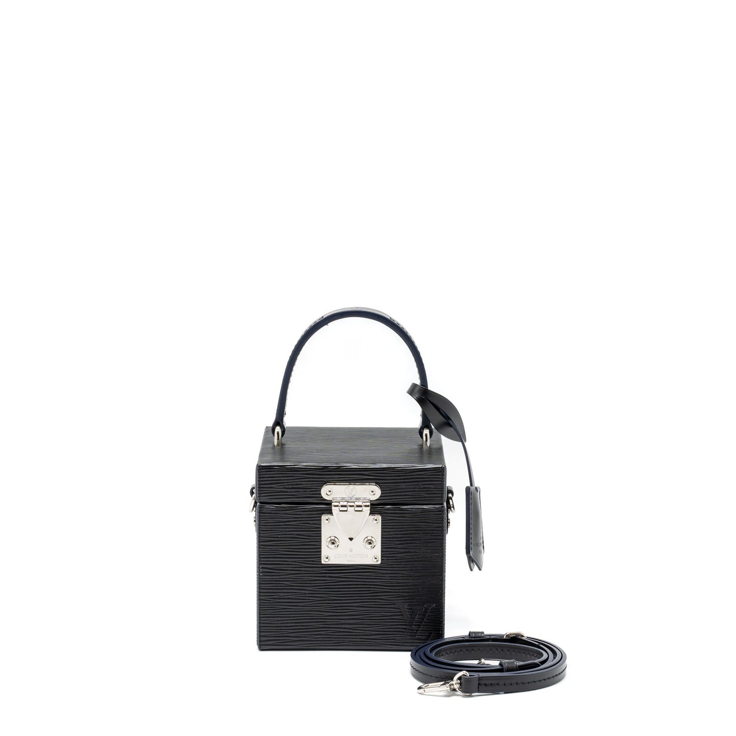 Louis Vuitton Bleecker Box Purse Epi Black