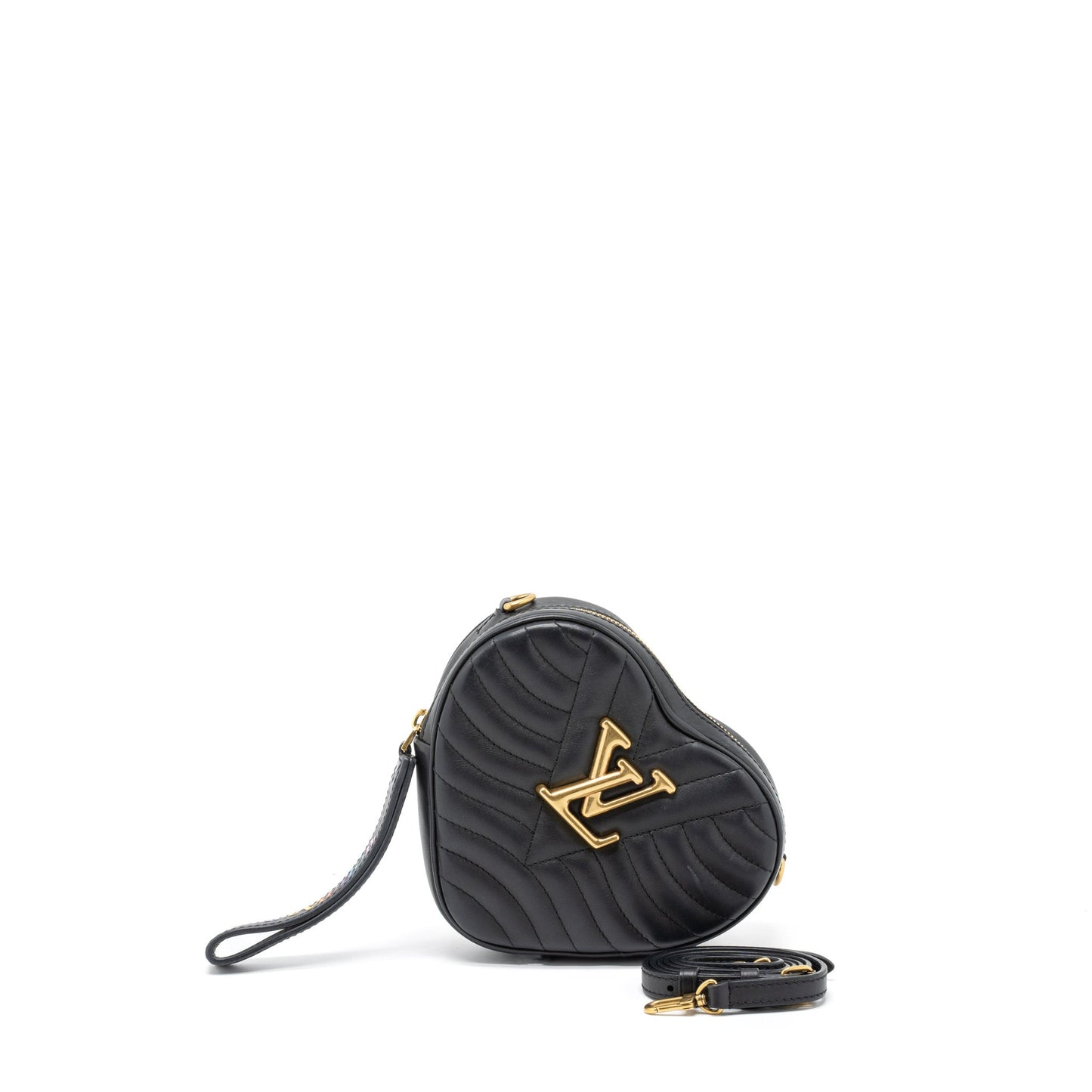 Louis Vuitton Coeur New Wave Heart Purse Calfskin Black