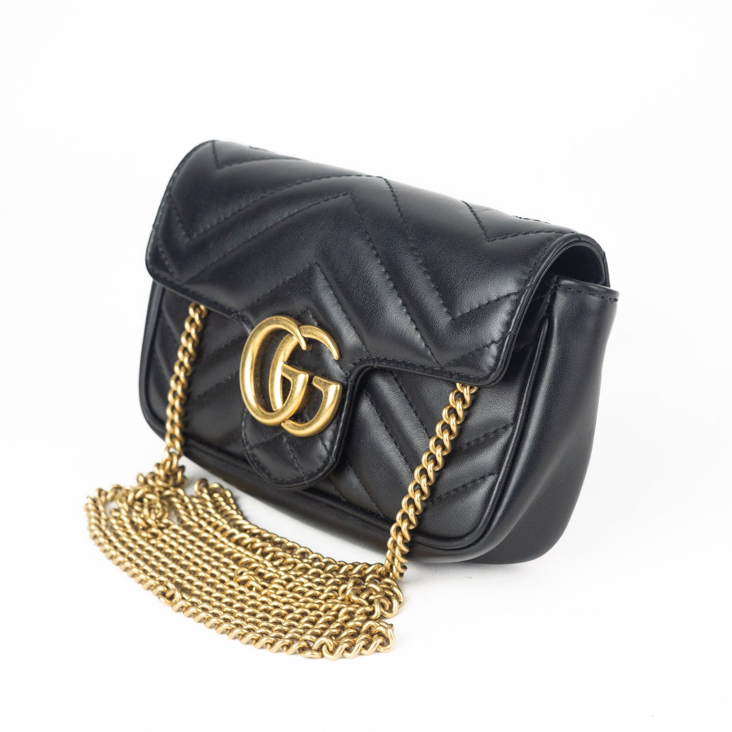 Gucci GG Marmont Matelasse Leather Super Mini Bag