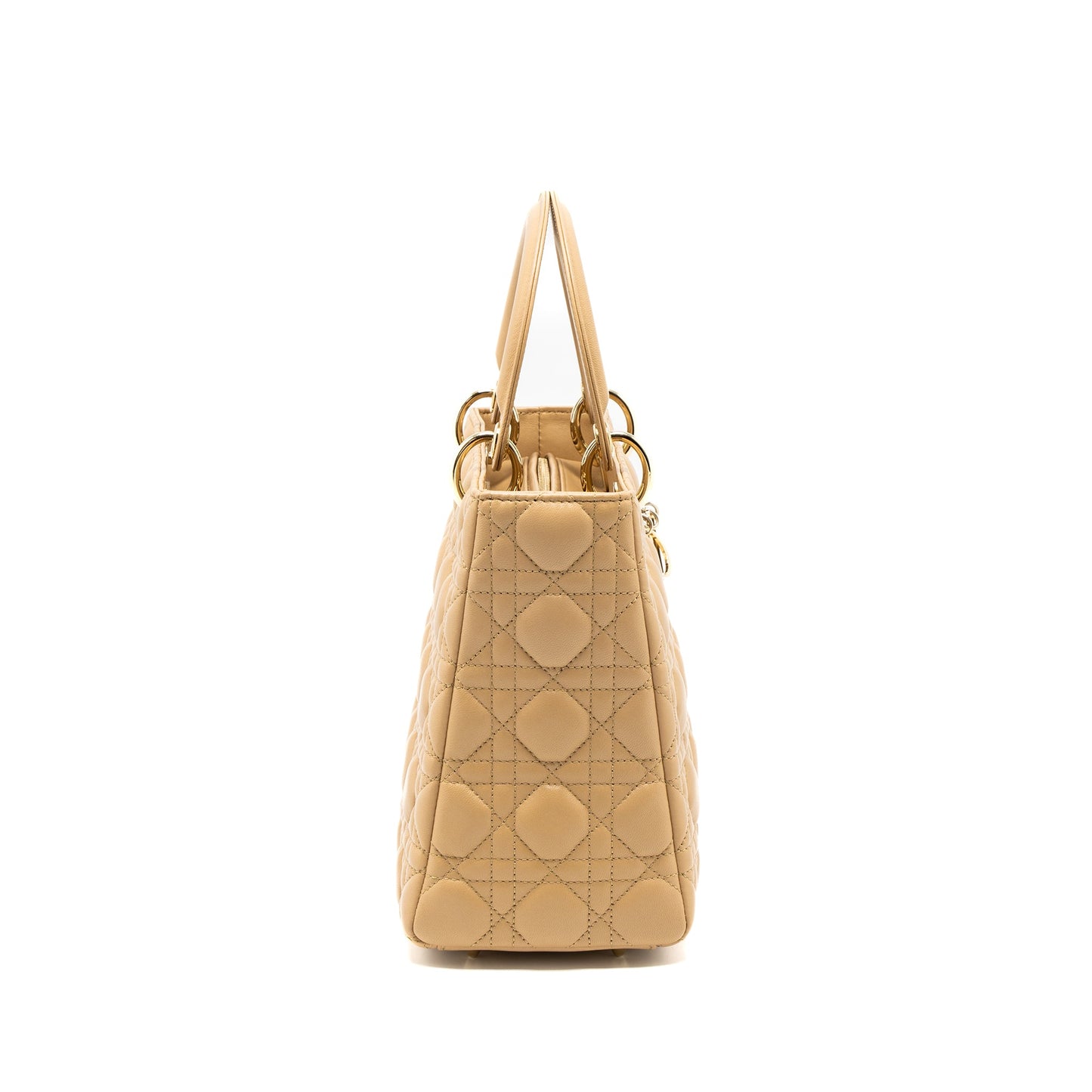 Dior Medium Lady Dior Lambskin Beige