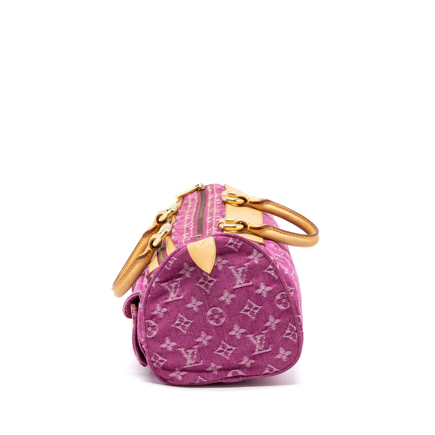 Louis Vuitton Vintage Neo Speedy Monogram Denim Pink