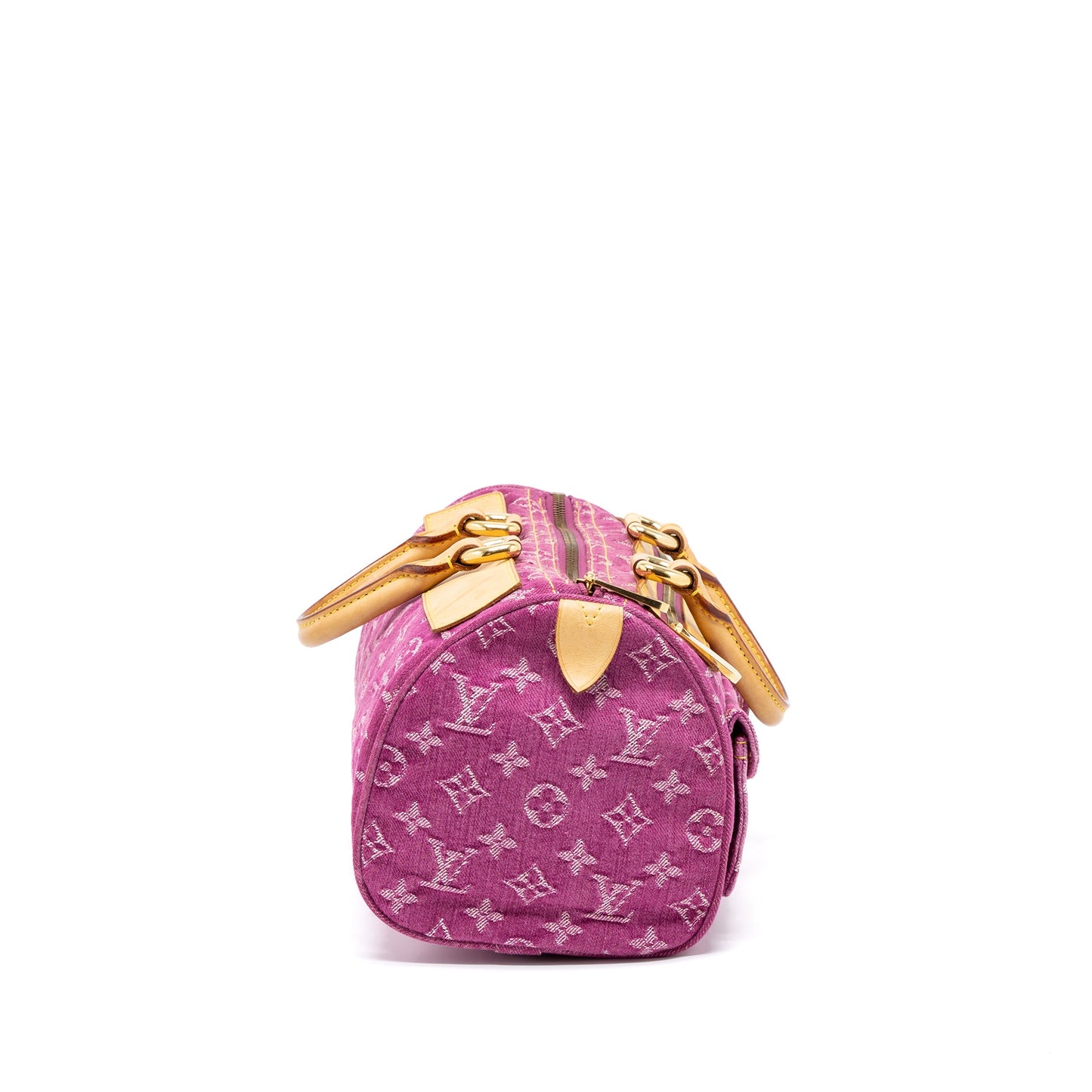 Louis Vuitton Vintage Neo Speedy Monogram Denim Pink