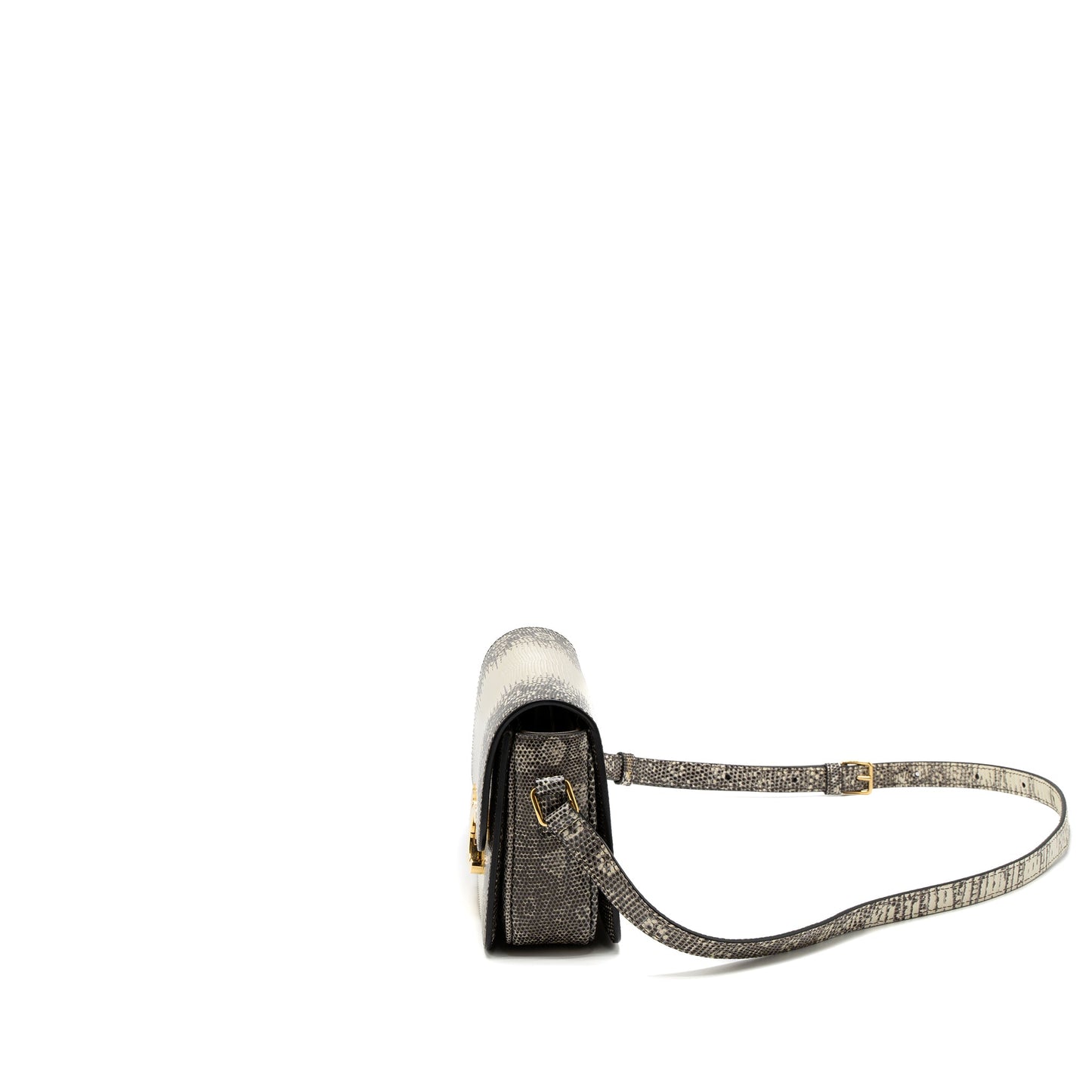 Celine Teen Triomphe Purse Lizard Natural Colour