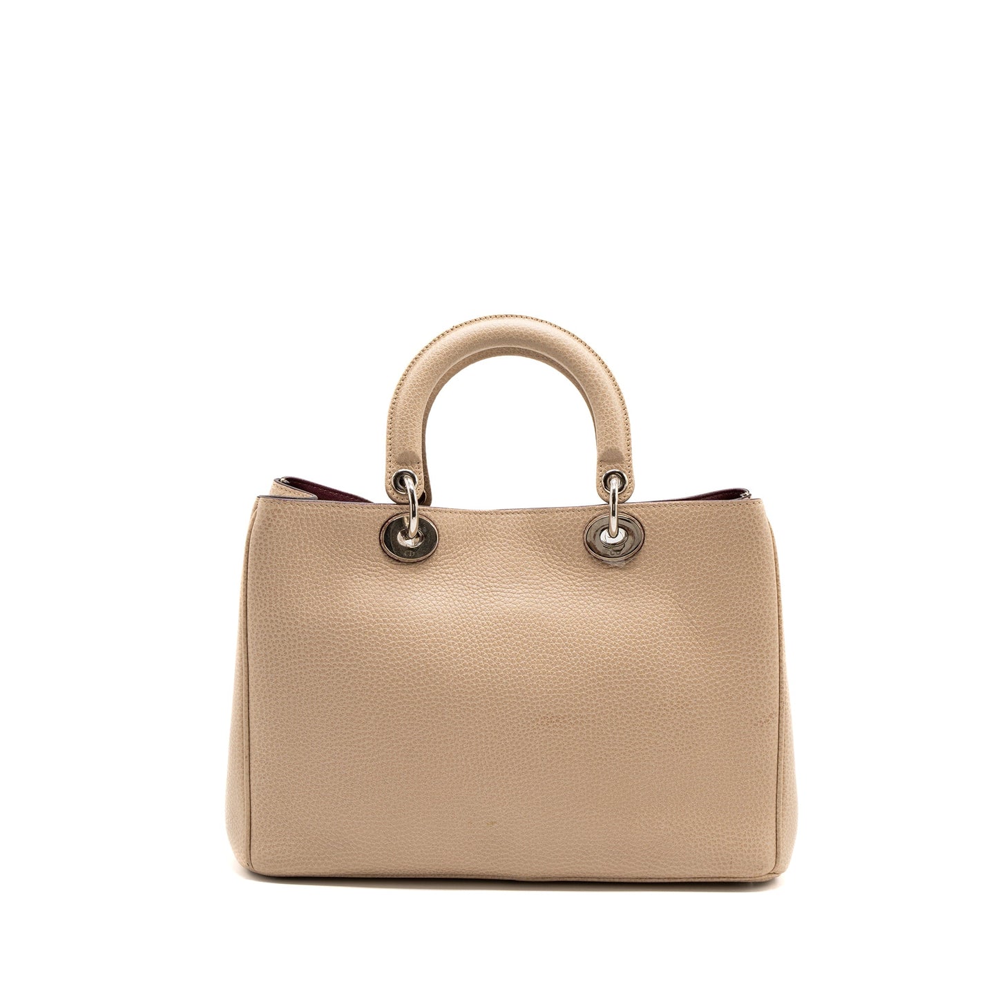 Dior Diorissimo Purse Calfskin Beige/Pink