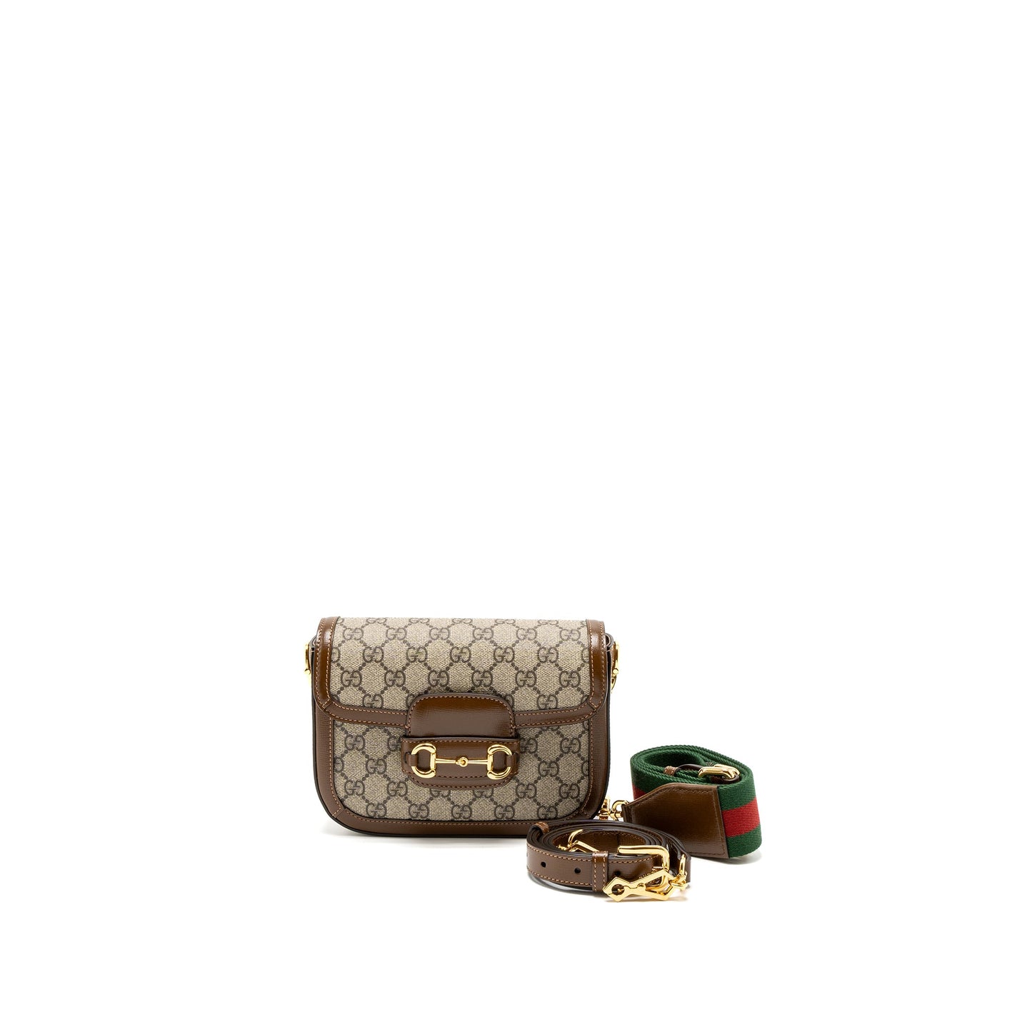 Gucci Horsebit 1955 Mini Purse Supreme Canvas