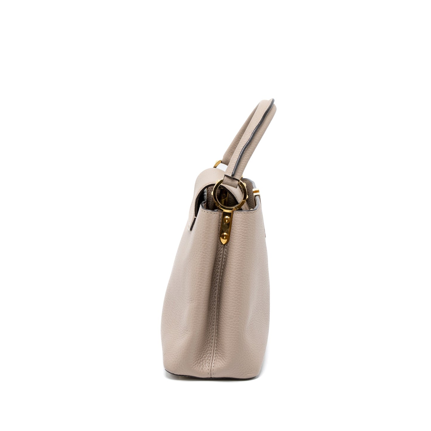 Louis Vuitton Capucines Taurillon Light Grey