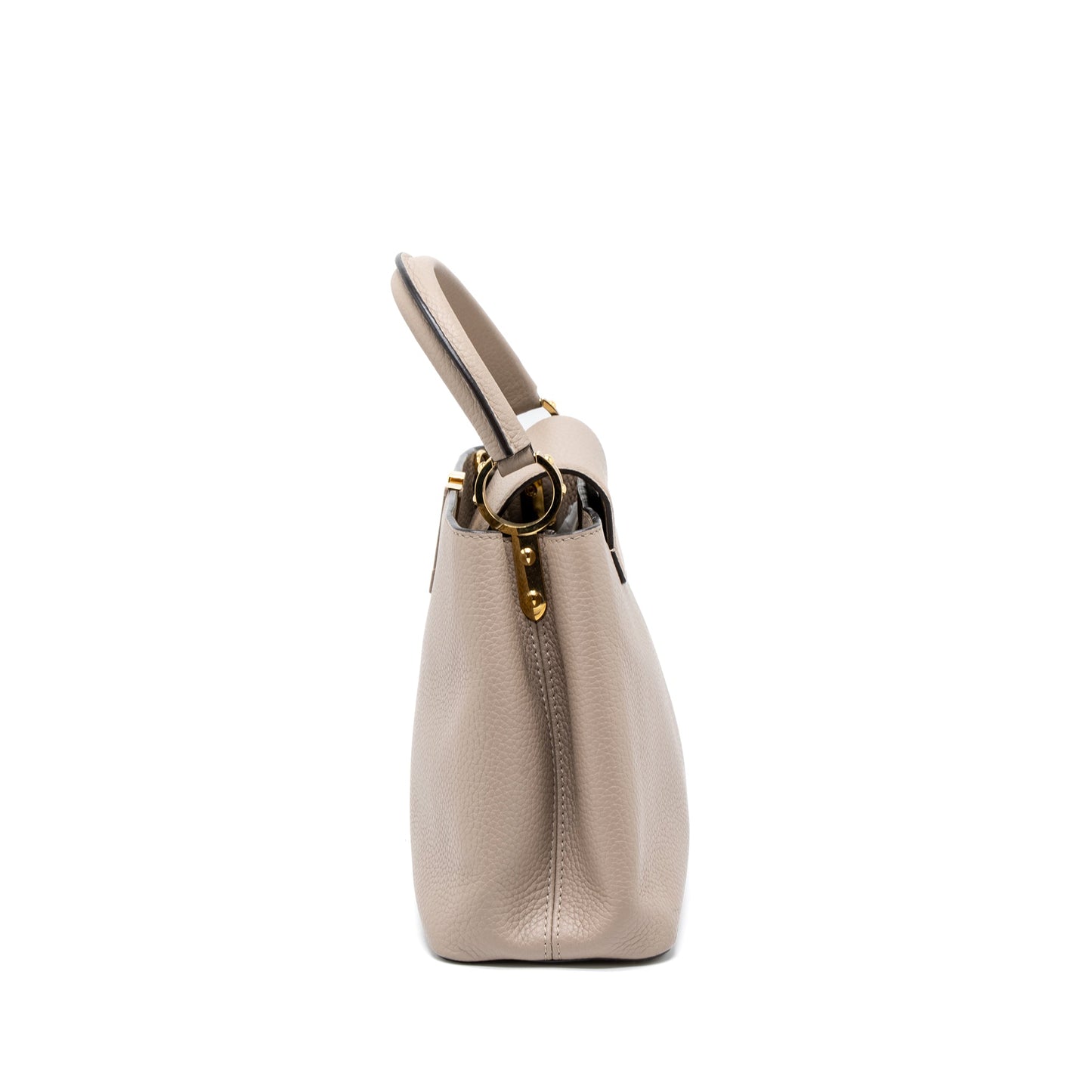 Louis Vuitton Capucines Taurillon Light Grey