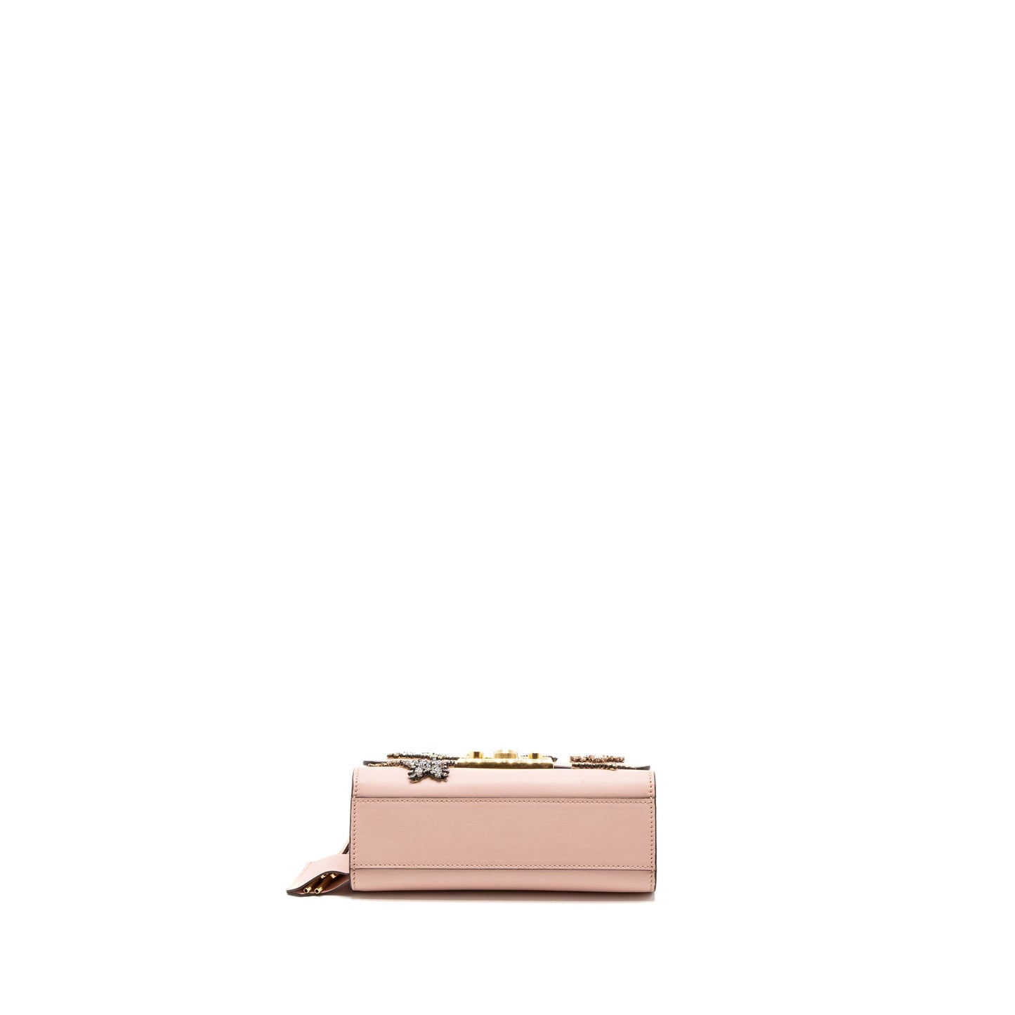 Gucci Padlock Chain Purse Crystal Star Limited Calfskin Pink