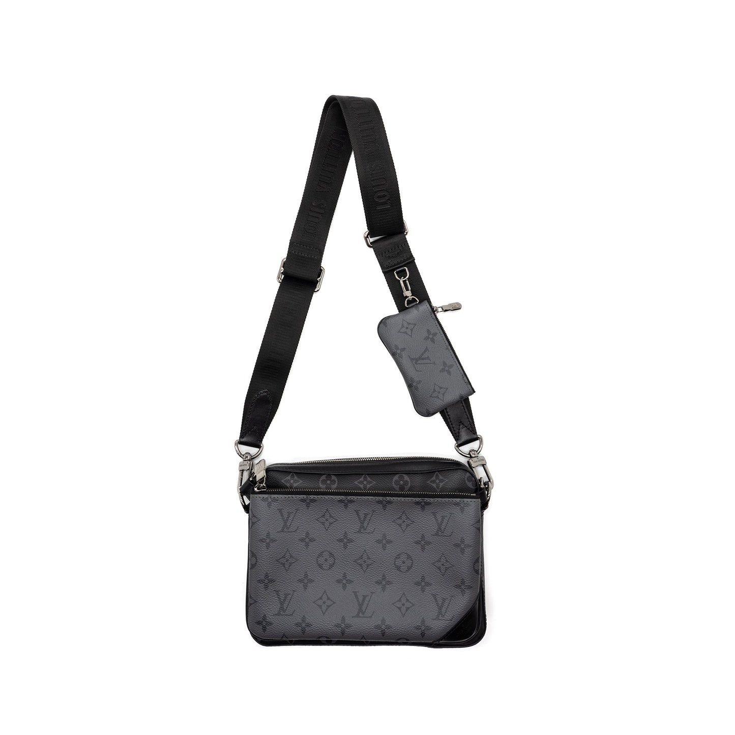 Louis Vuitton Trio Messenger Purse Monogram Eclipse