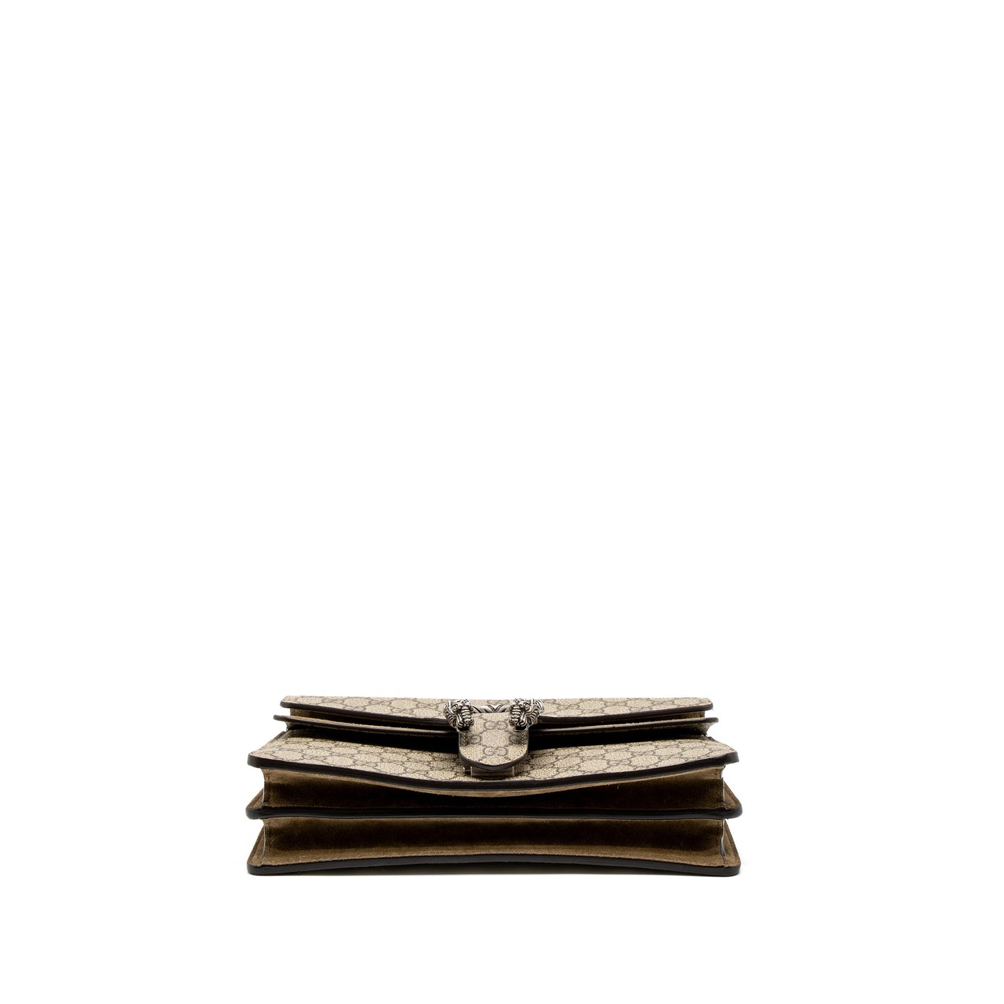 Gucci Small Dionysus Mini Purse Supreme Canvas/Suede Brown