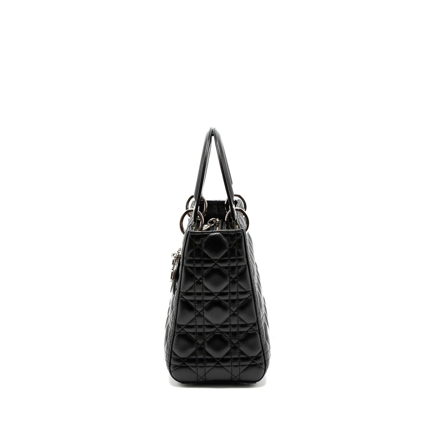 Dior Medium Lady Dior Lambskin Black