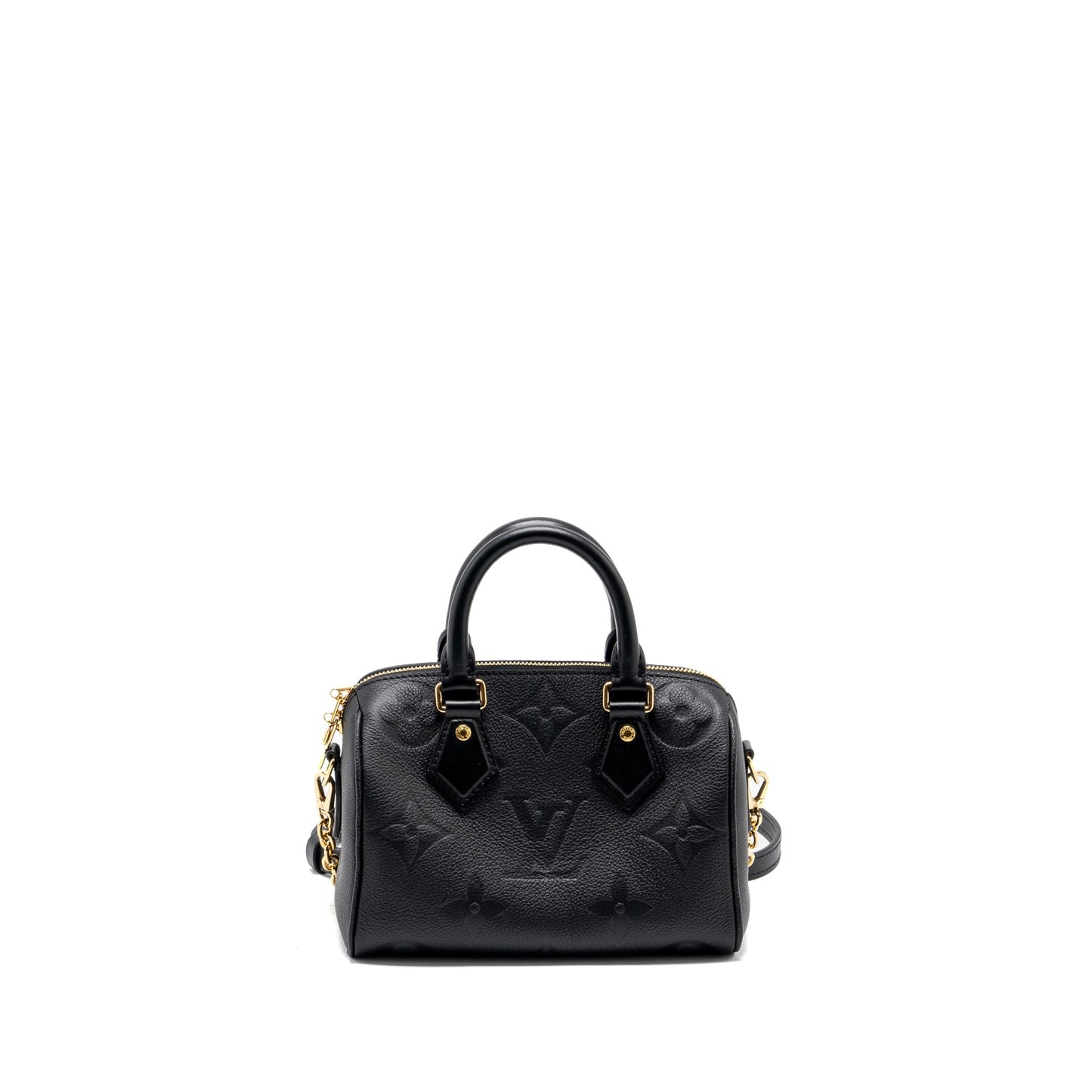Louis Vuitton Speedy 20 Bandouliere Monogram Empreinte Black
