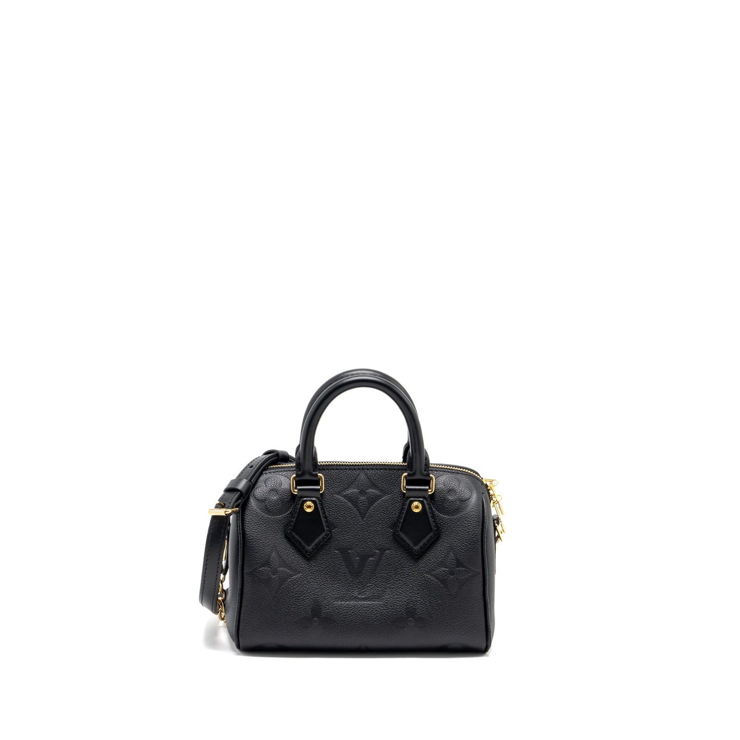 Louis Vuitton Speedy 20 Bandouliere Monogram Empreinte Black
