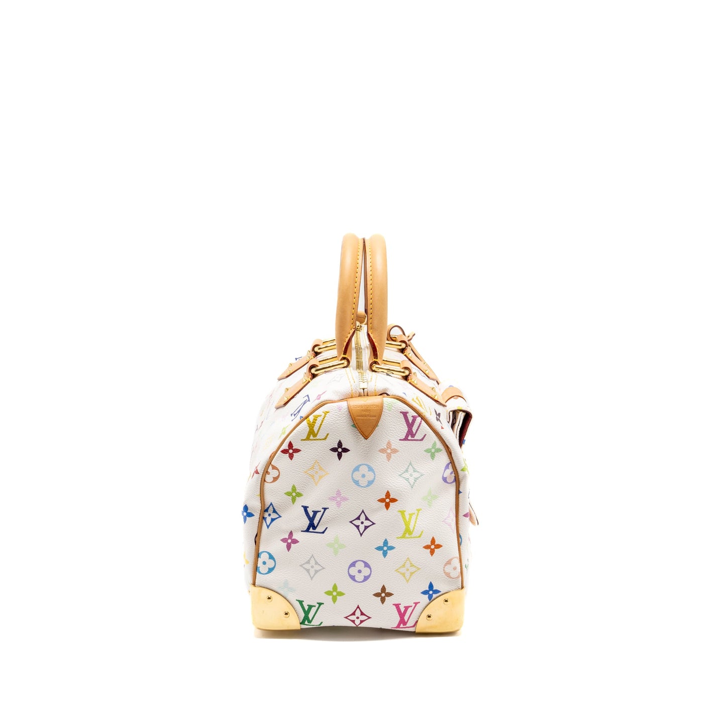 Louis Vuitton speedy 30 monogram Canvas white multicolour