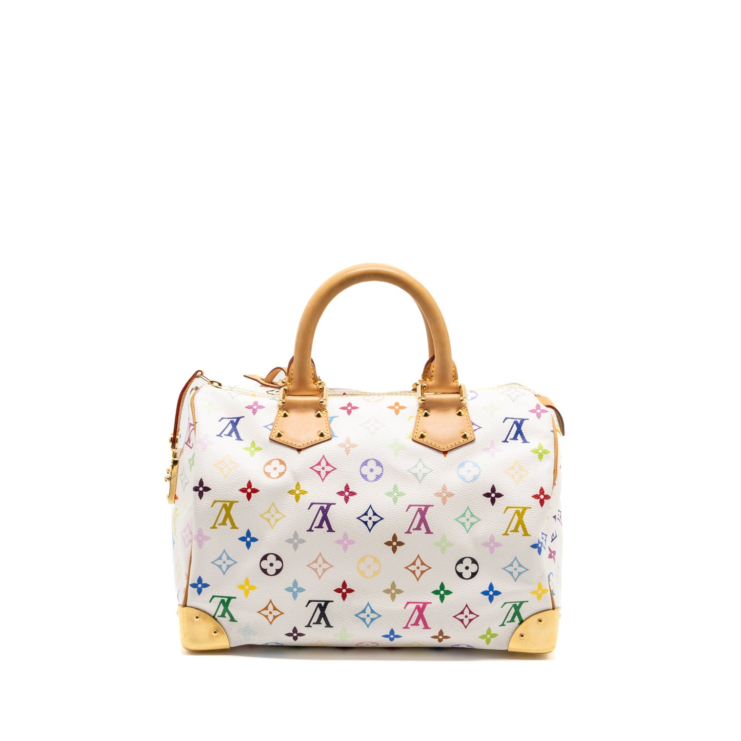 Louis Vuitton speedy 30 monogram Canvas white multicolour
