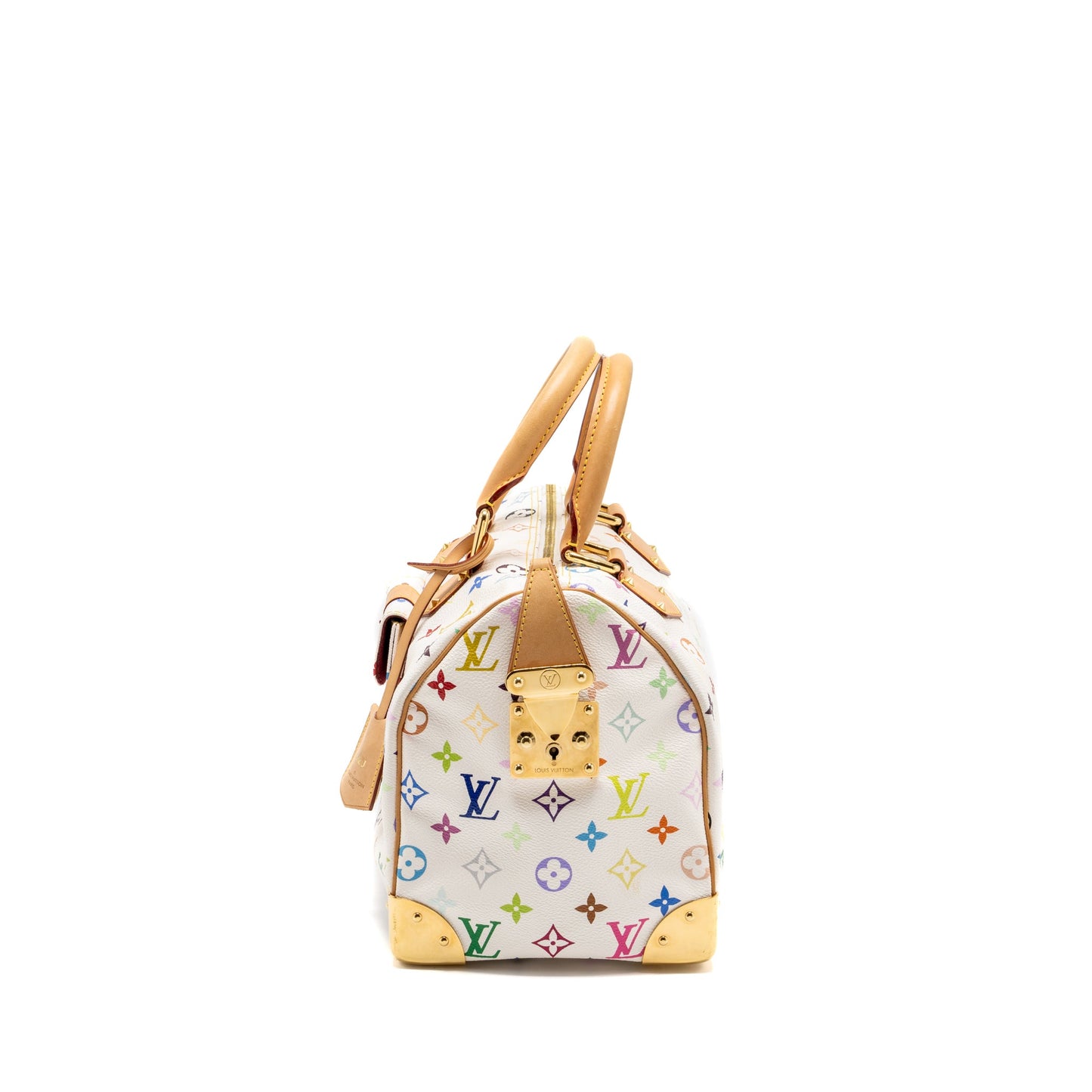 Louis Vuitton speedy 30 monogram Canvas white multicolour
