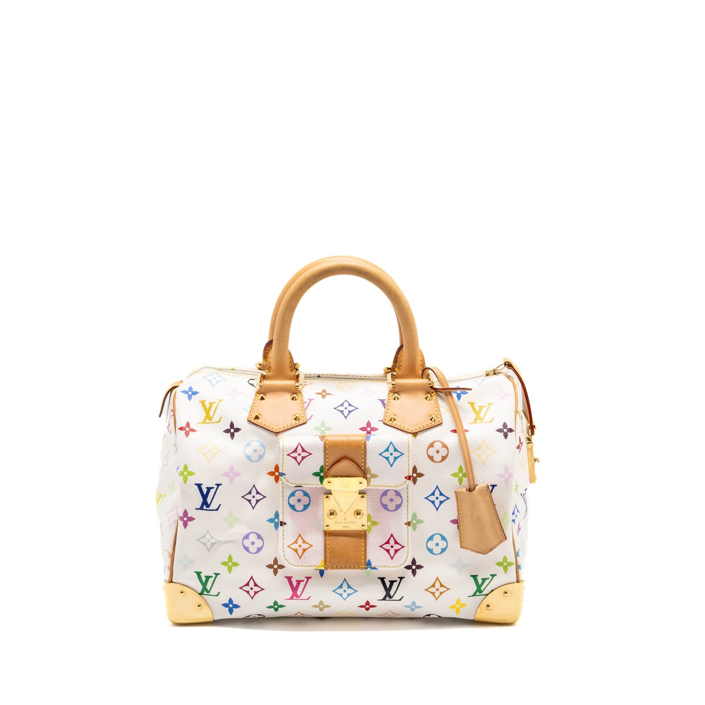 Louis Vuitton speedy 30 monogram Canvas white multicolour