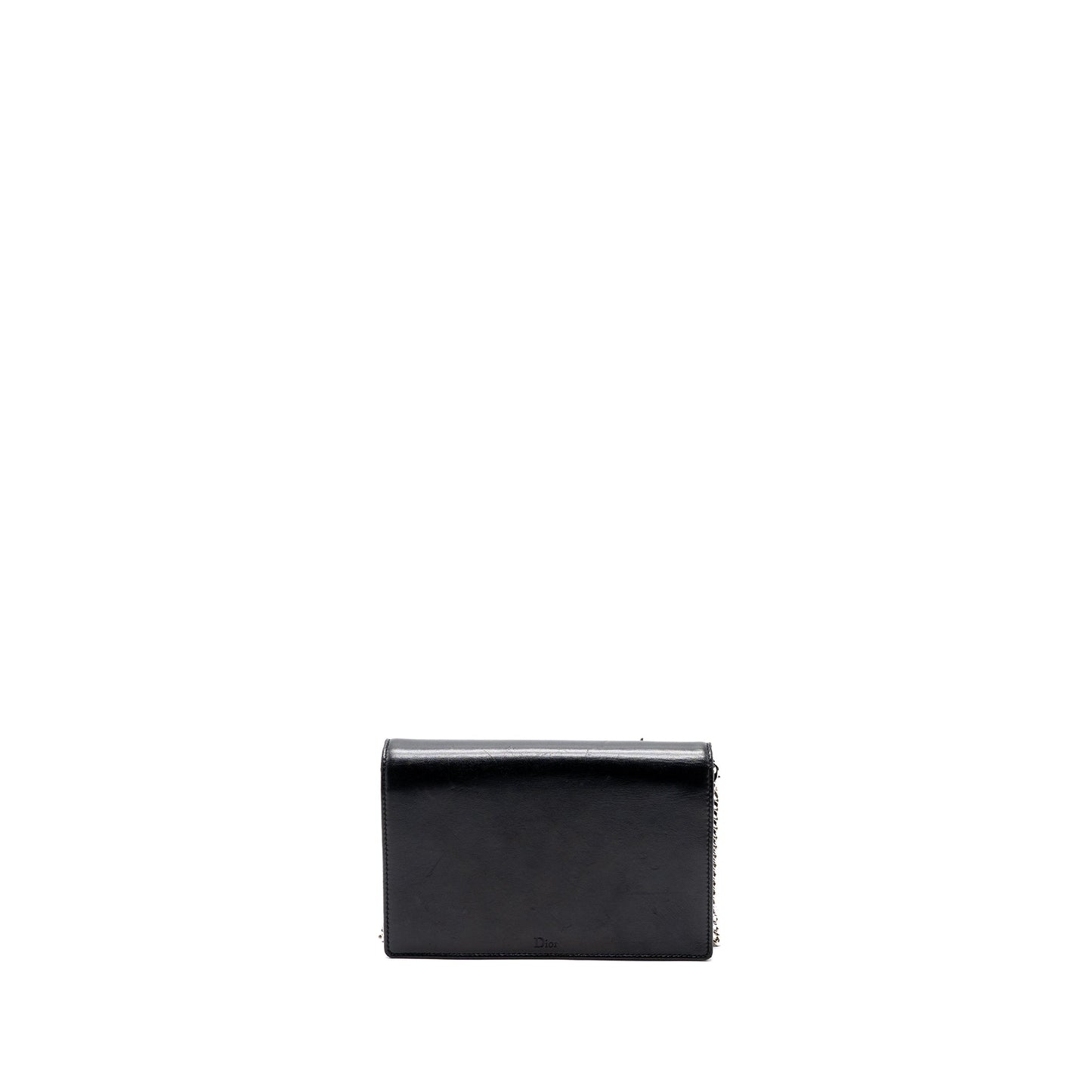Dior Diorama wallet on chain limited print lambskin black