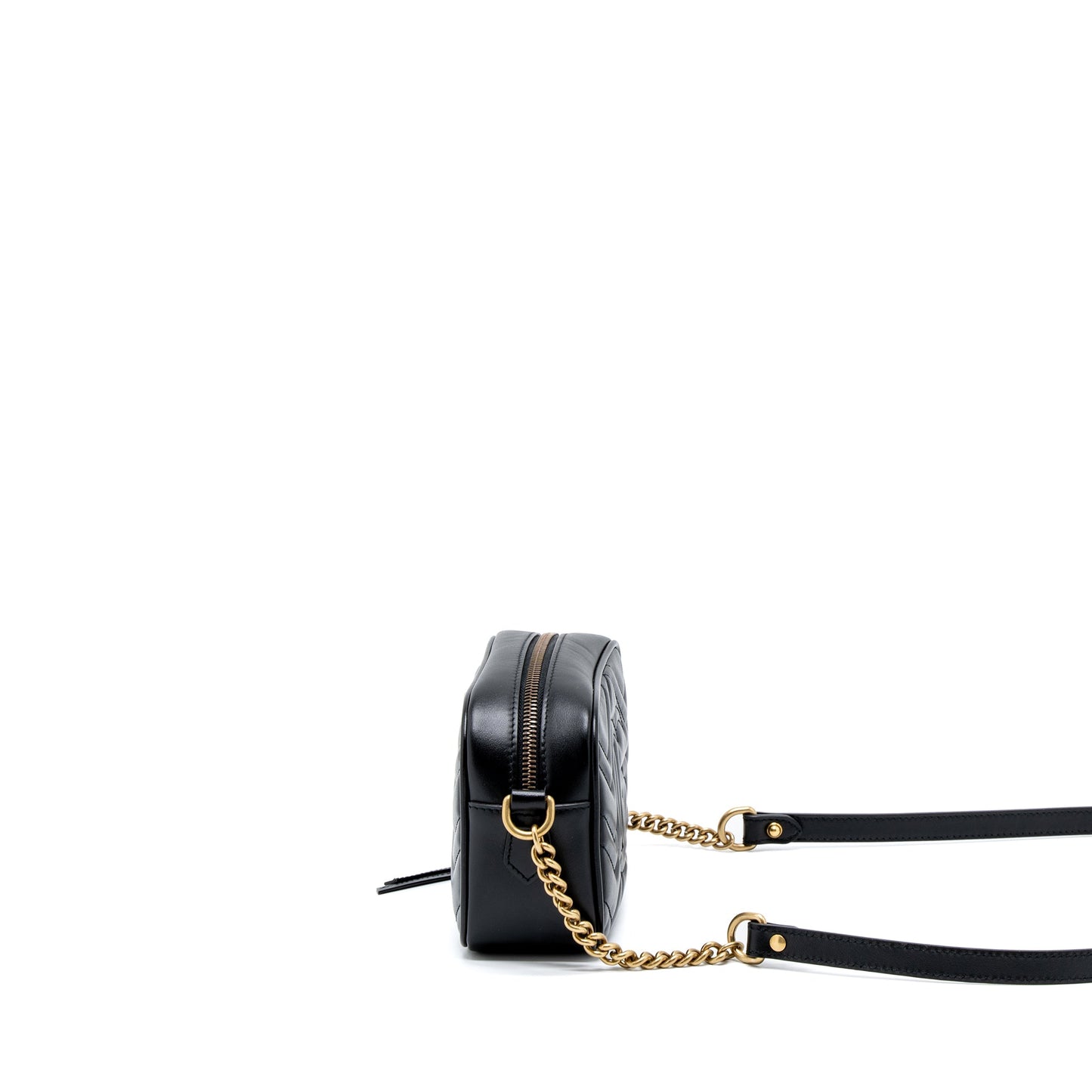 Gucci Marmont Matelasse Mini Purse Calfskin Black
