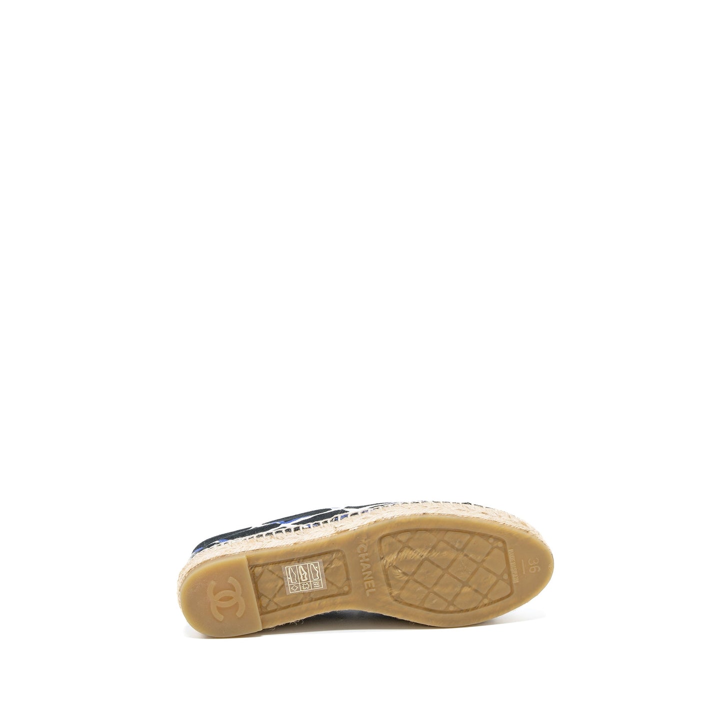 Chanel Size 36 Espadrilles Canvas Multicolour