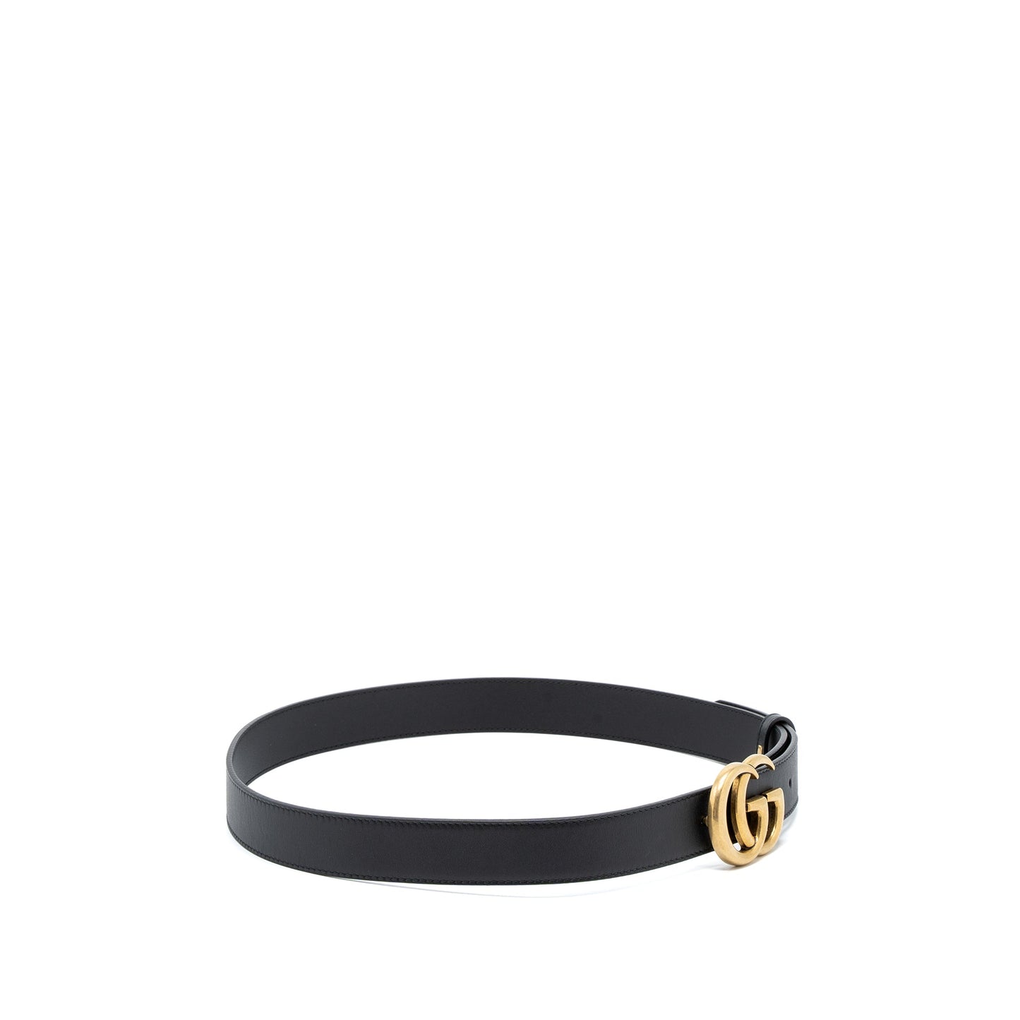 Gucci Size 85 Marmont Leather Belt Black