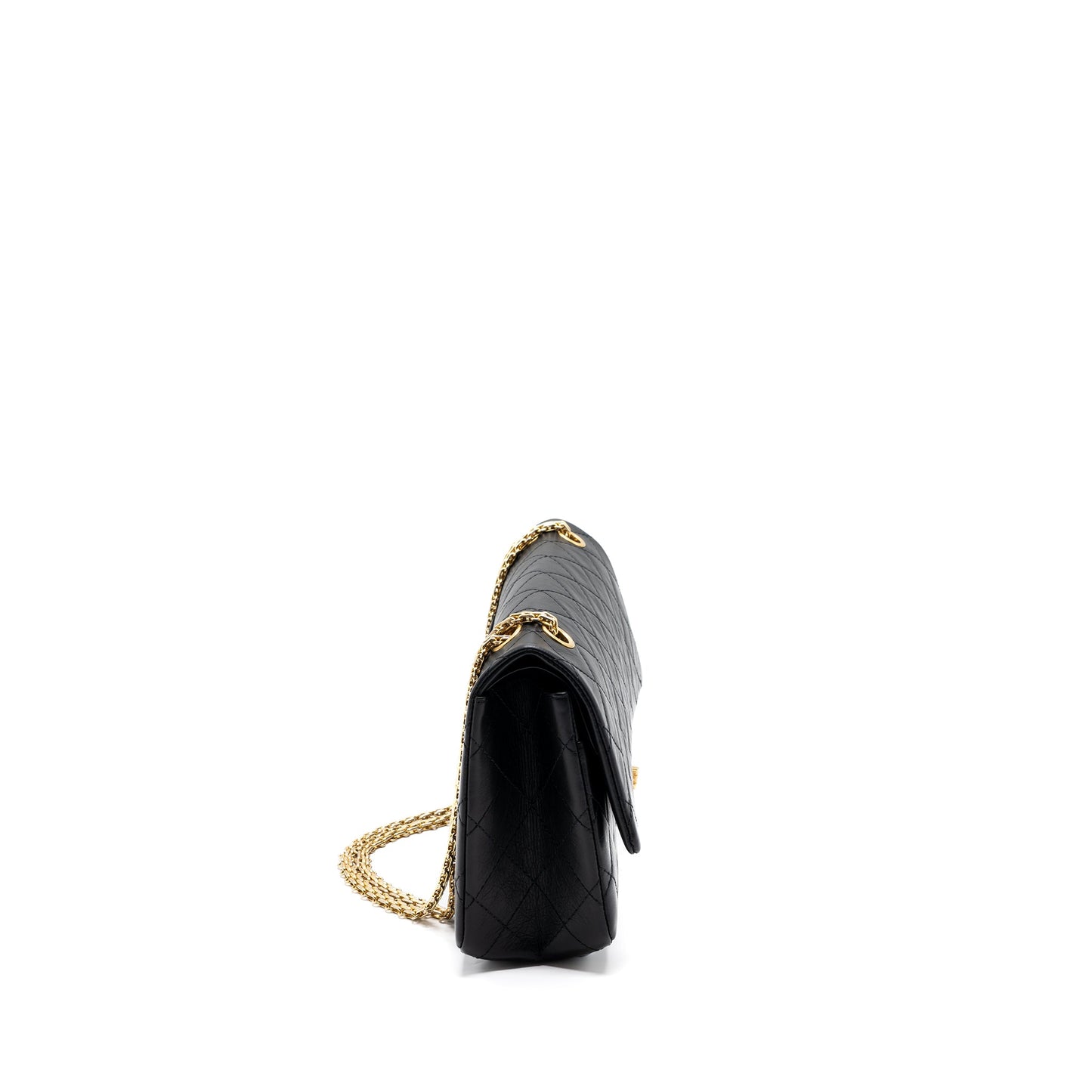 Chanel 2.55 226 Reissue Flap bag aged calfskin black GHW