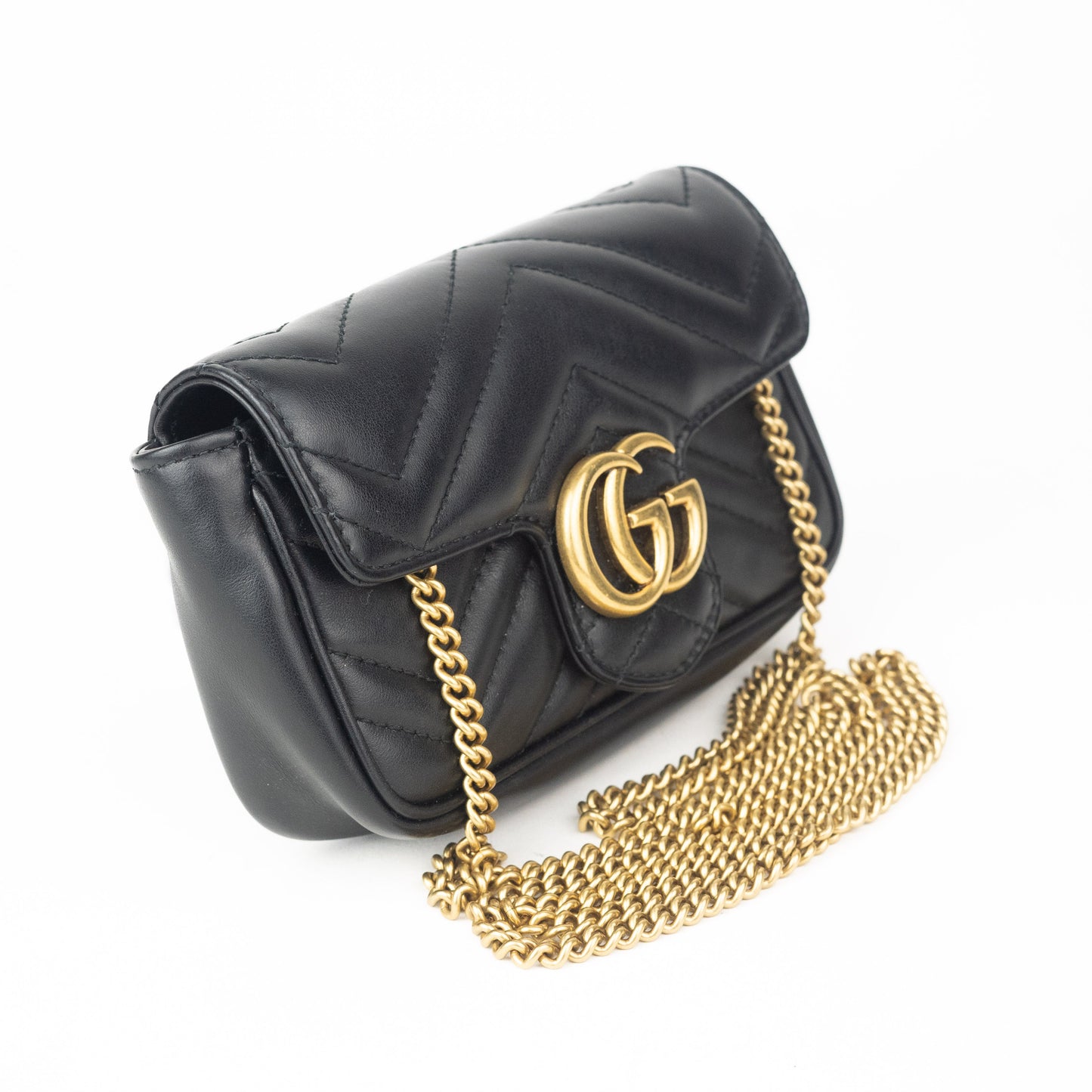 Gucci GG Marmont Matelasse Leather Super Mini Bag