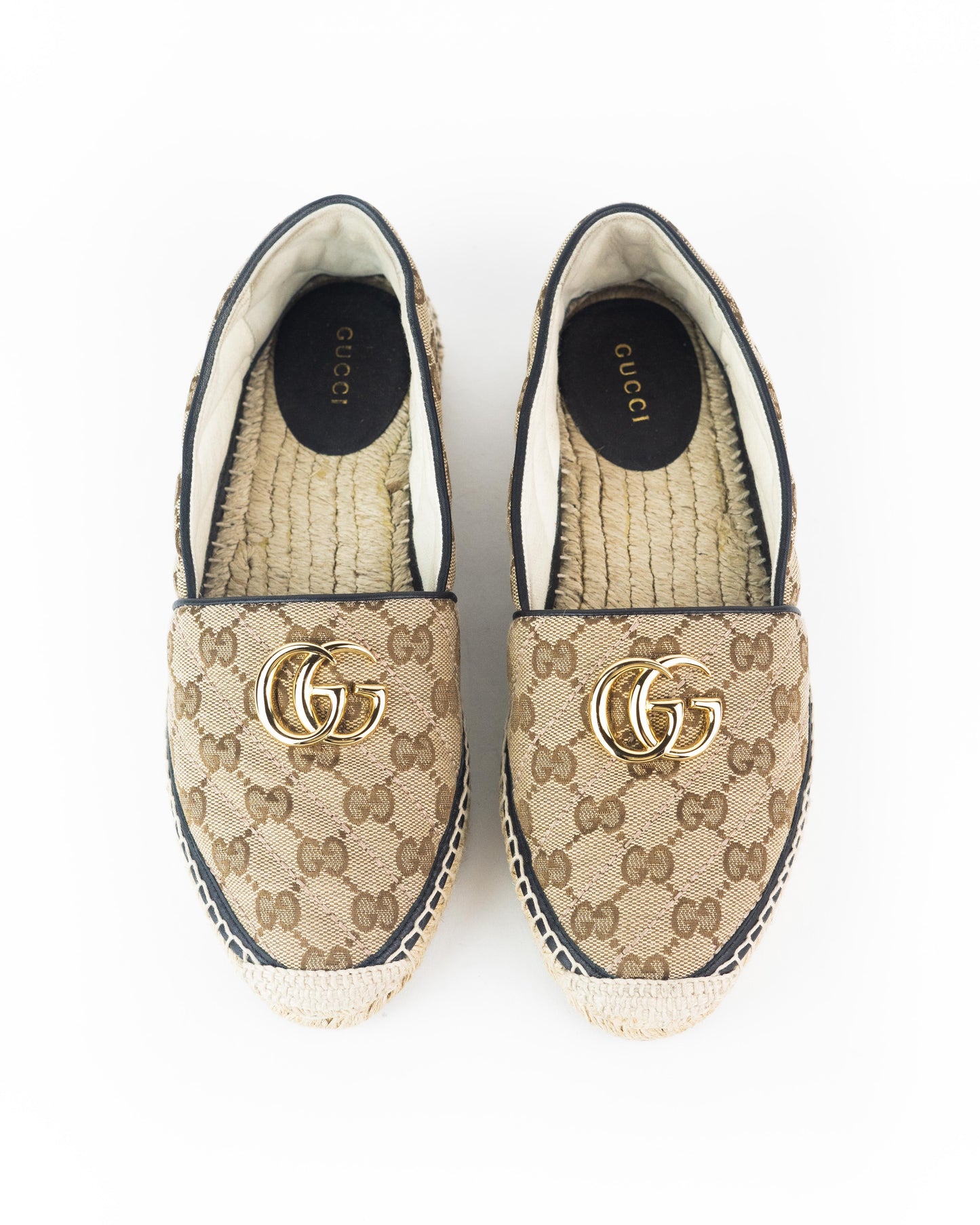Gucci GG Matelassé Canvas Espadrilles