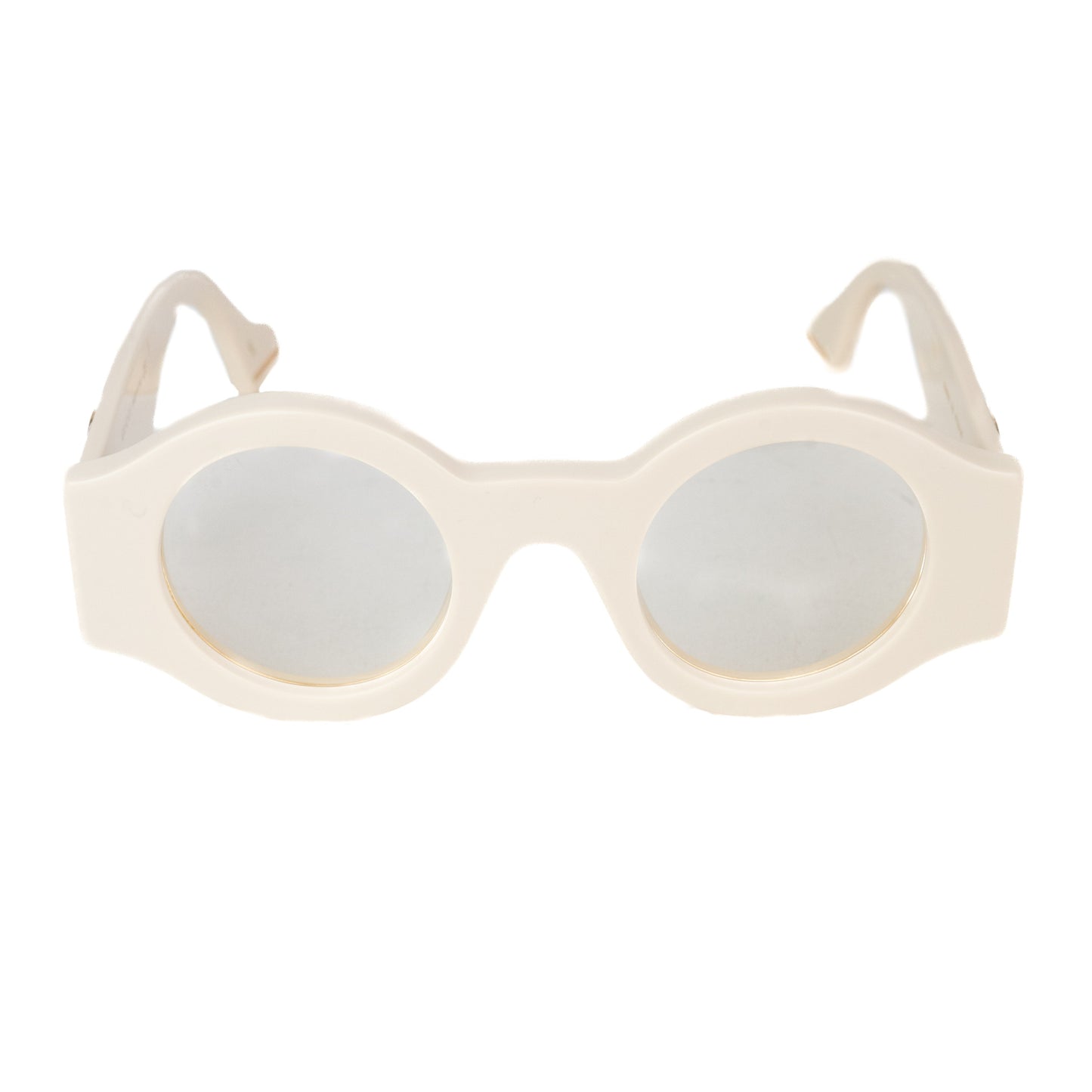 Gucci Acetate Round Sunglasses in Ivory