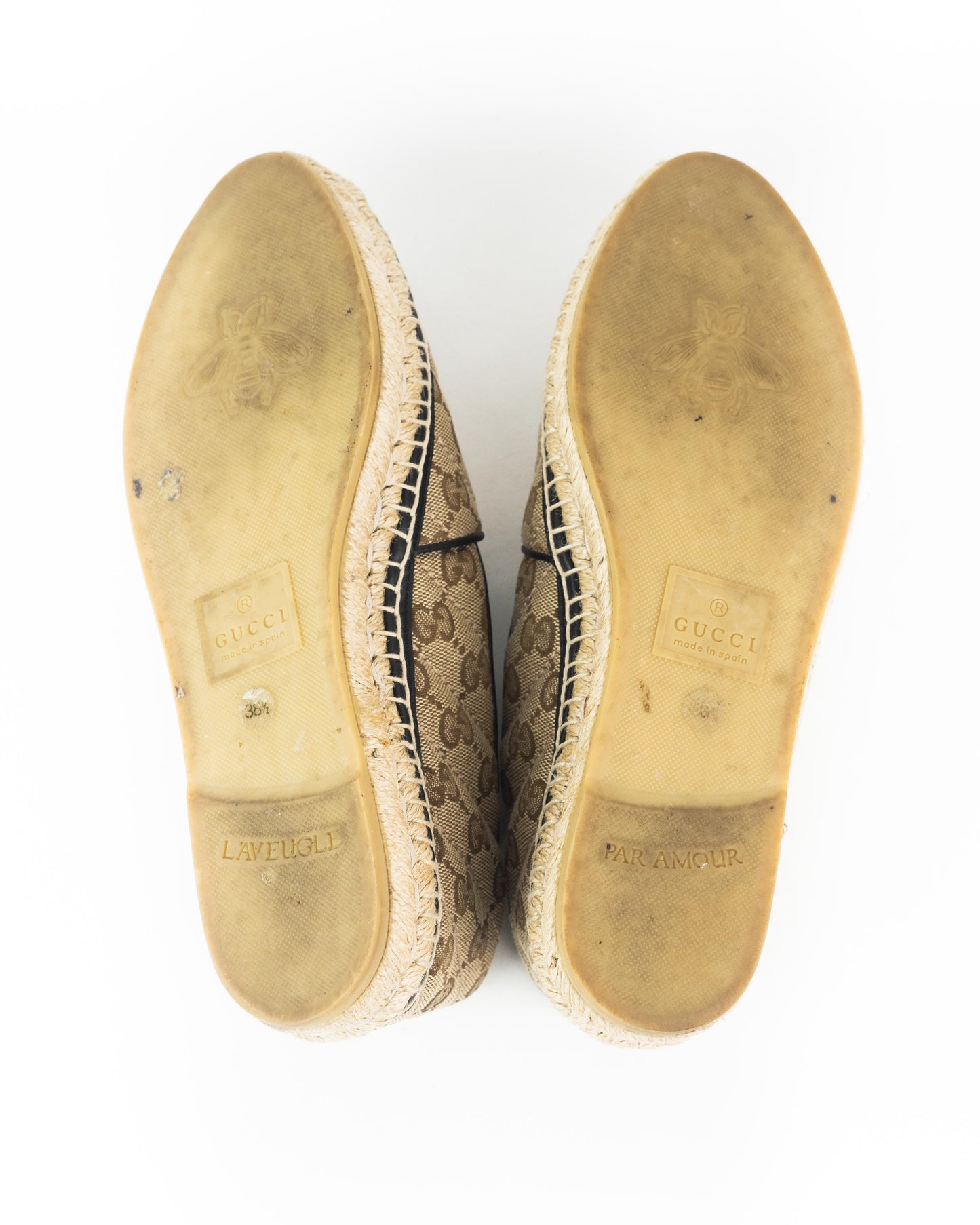 Gucci GG Matelassé Canvas Espadrilles