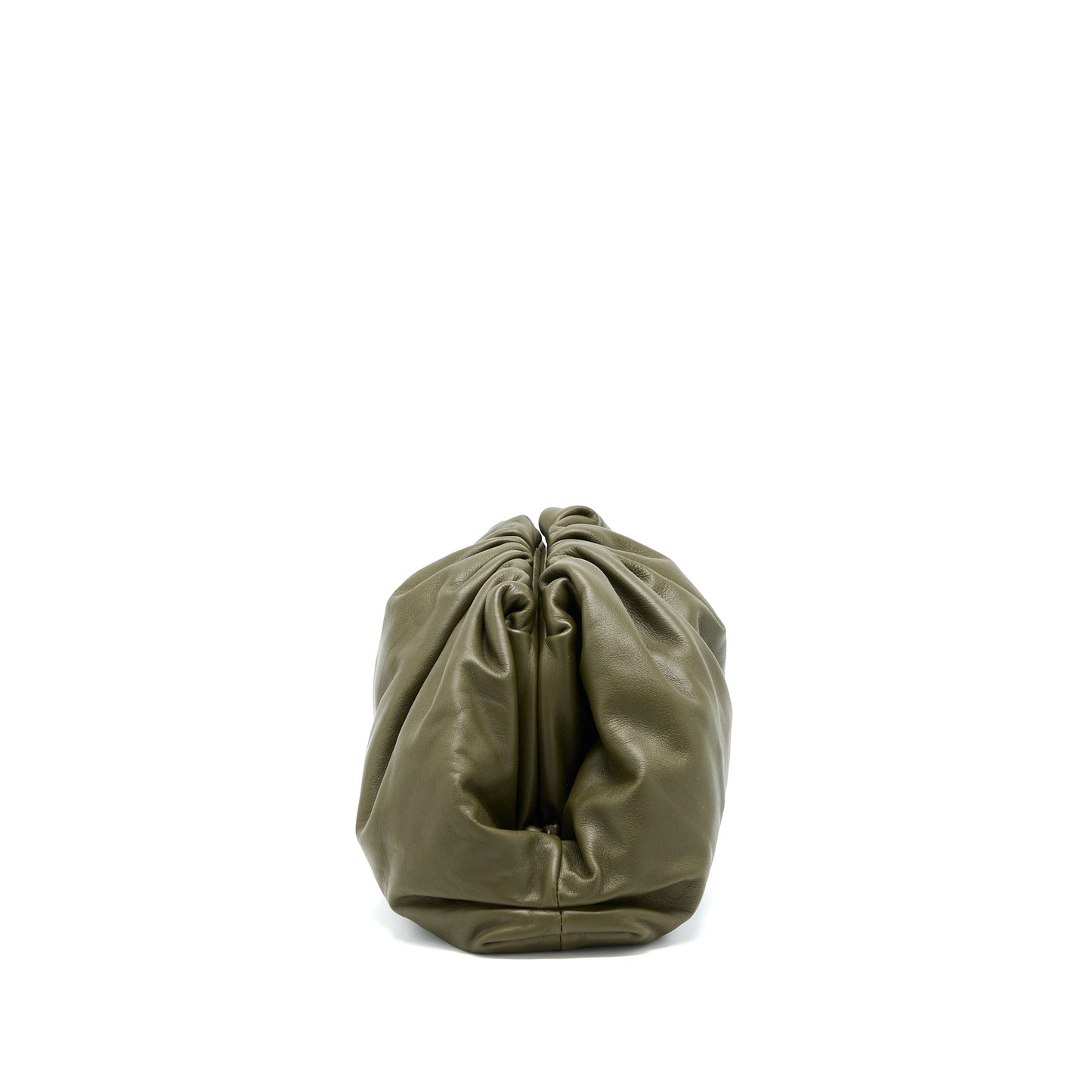 Bottega Veneta Clutch Calfskin Dark Green
