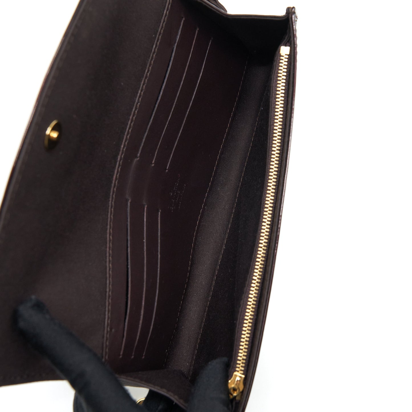 Louis Vuitton Sunset Boulevarde Patent Dark Red