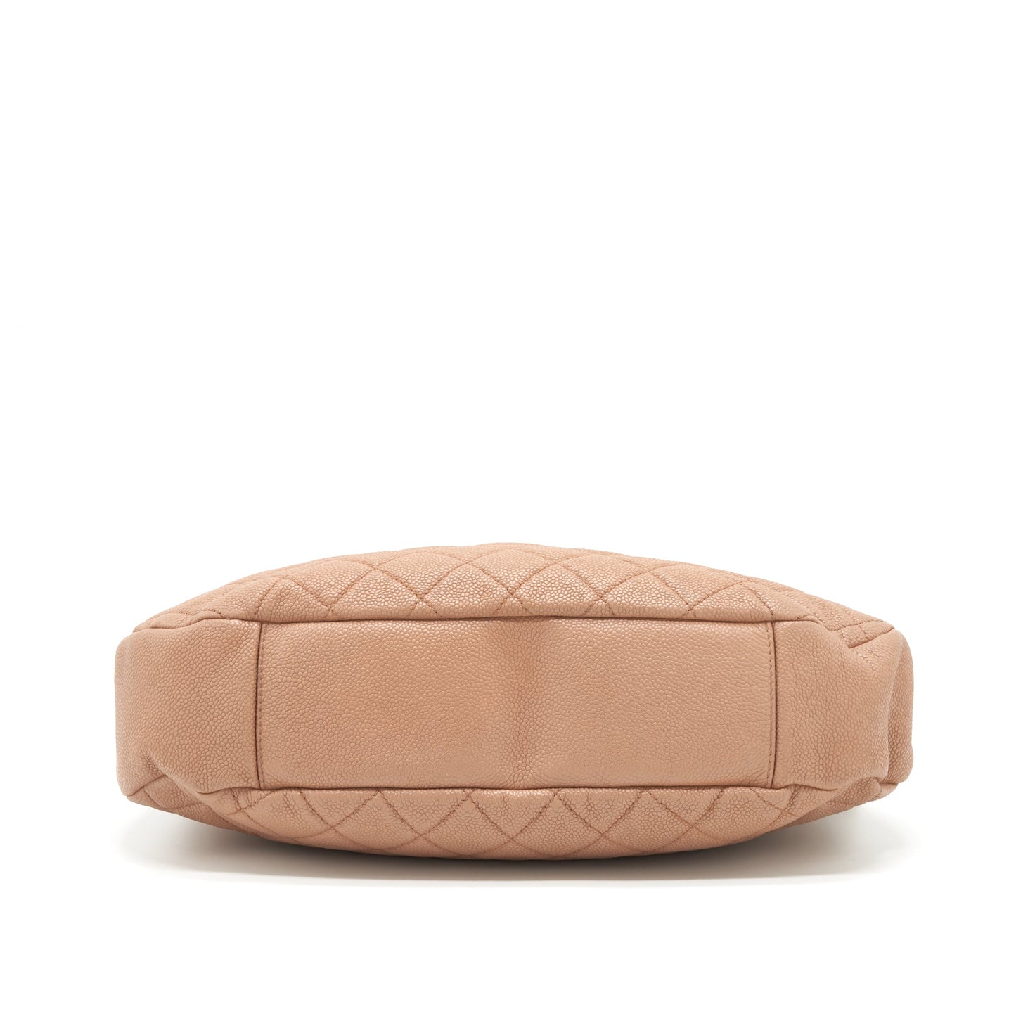 Chanel Round Flap Bag Caviar Dark Beige GHW