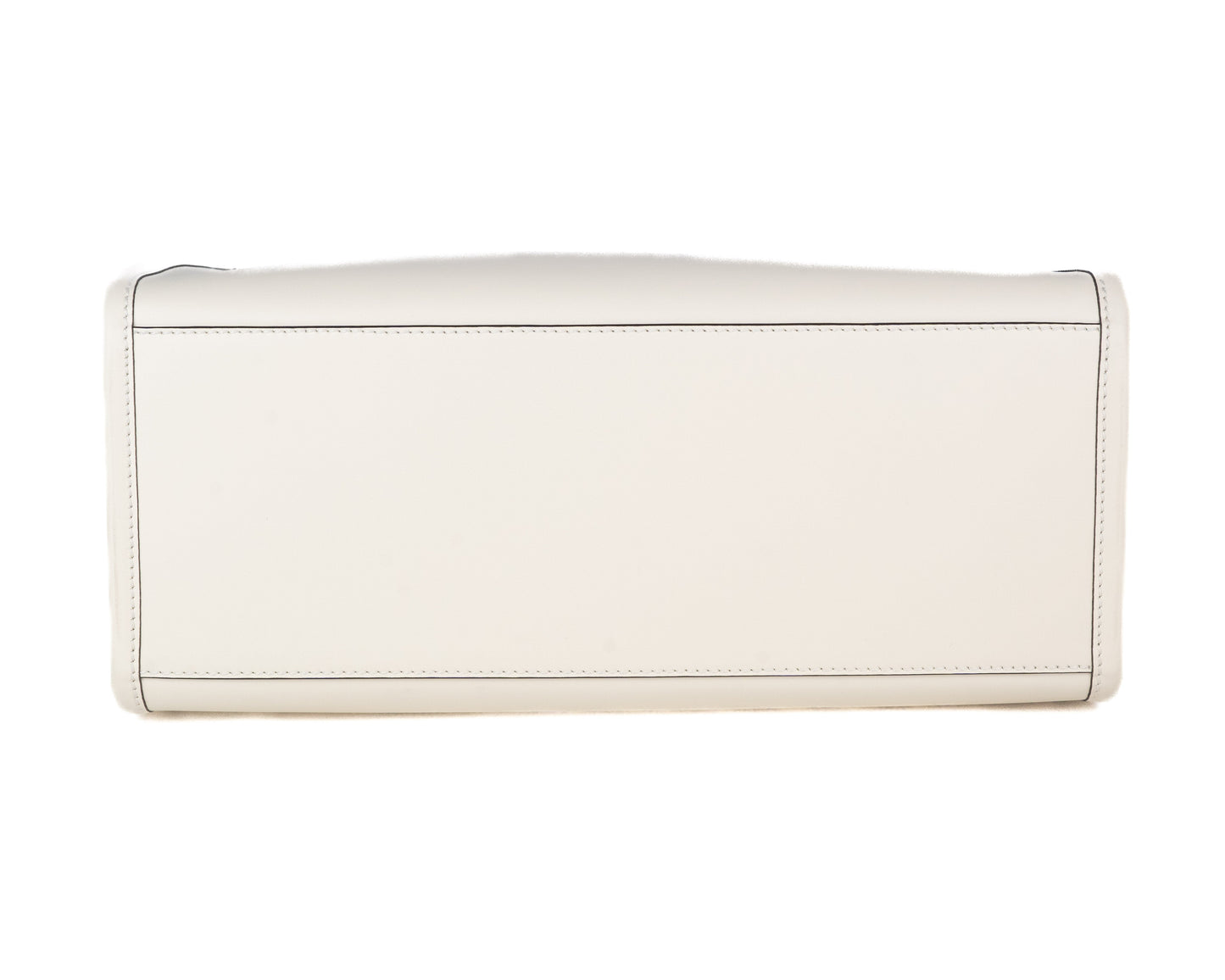 Fendi Medium Sunshine Tote in White Leather