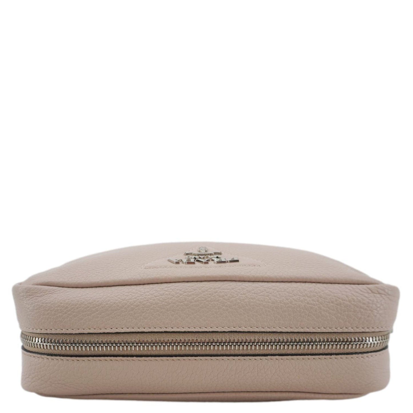 PRADA Vitello Daino Soft Leather Camera Shoulder Bag Beige