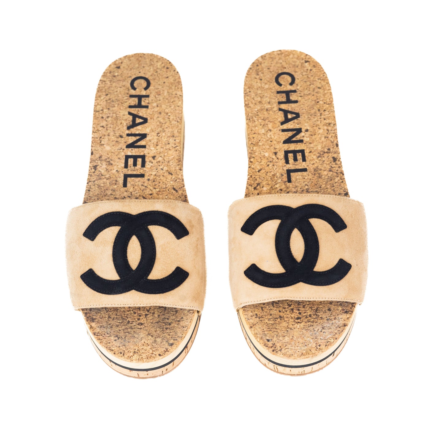 Chanel CC Platform sandals