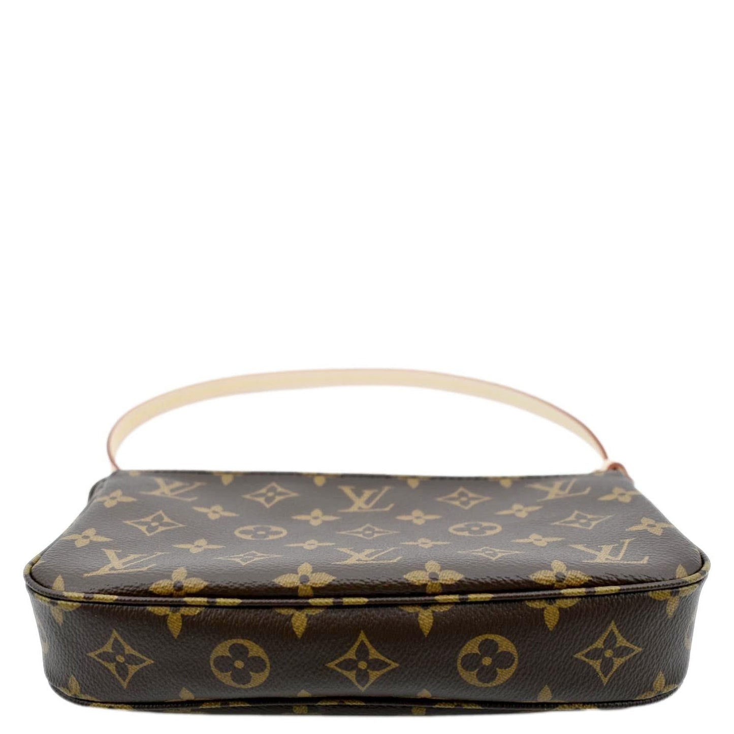 LOUIS VUITTON Pochette Accessoires Monogram Canvas Pouch Bag Brown