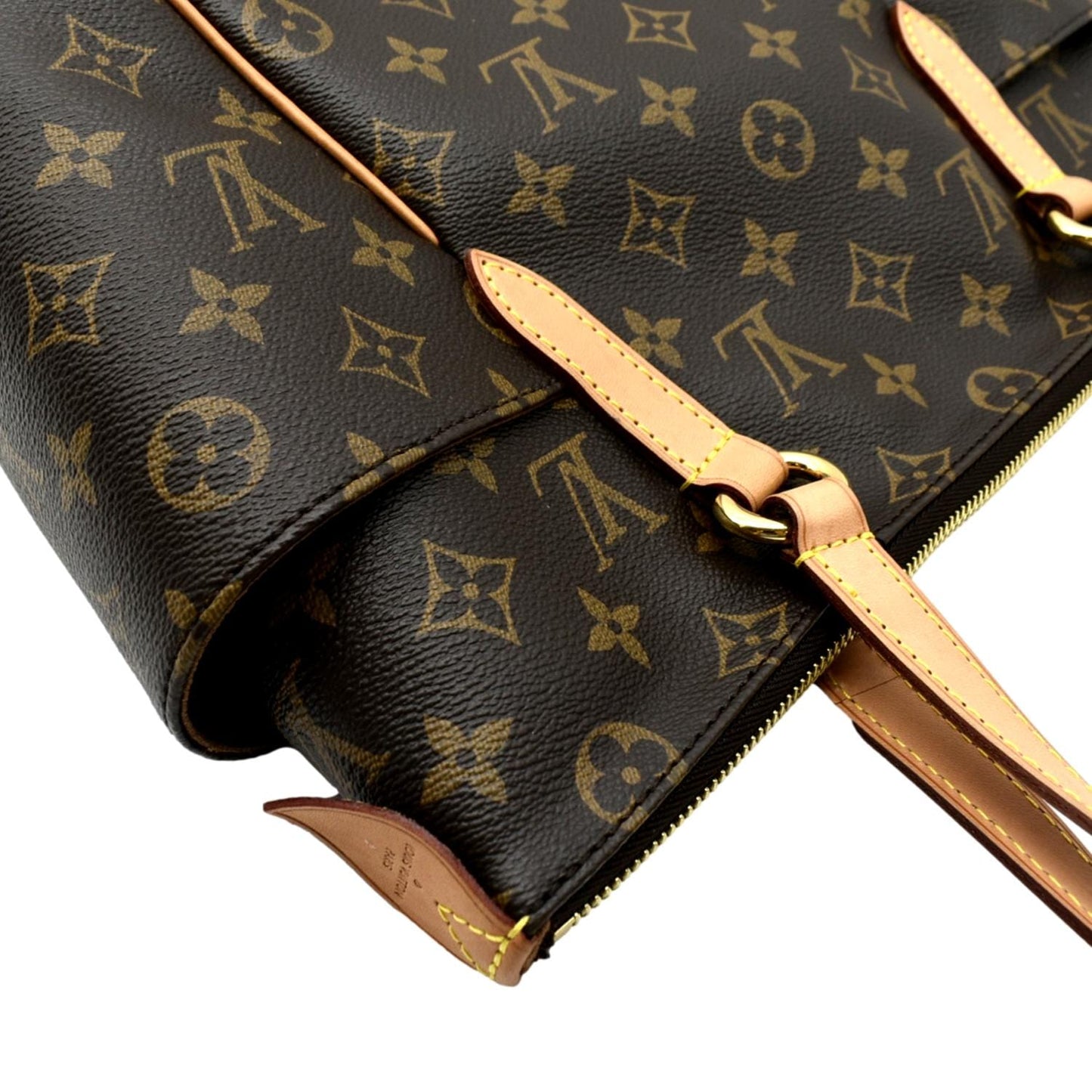 LOUIS VUITTON Totally PM Monogram Canvas Shoulder Tote Bag Brown
