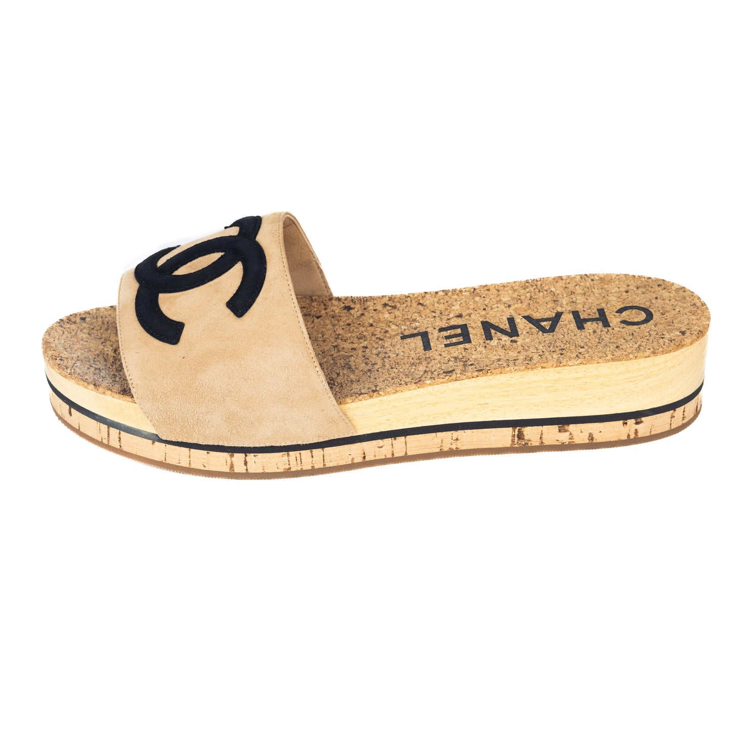 Chanel CC Platform sandals