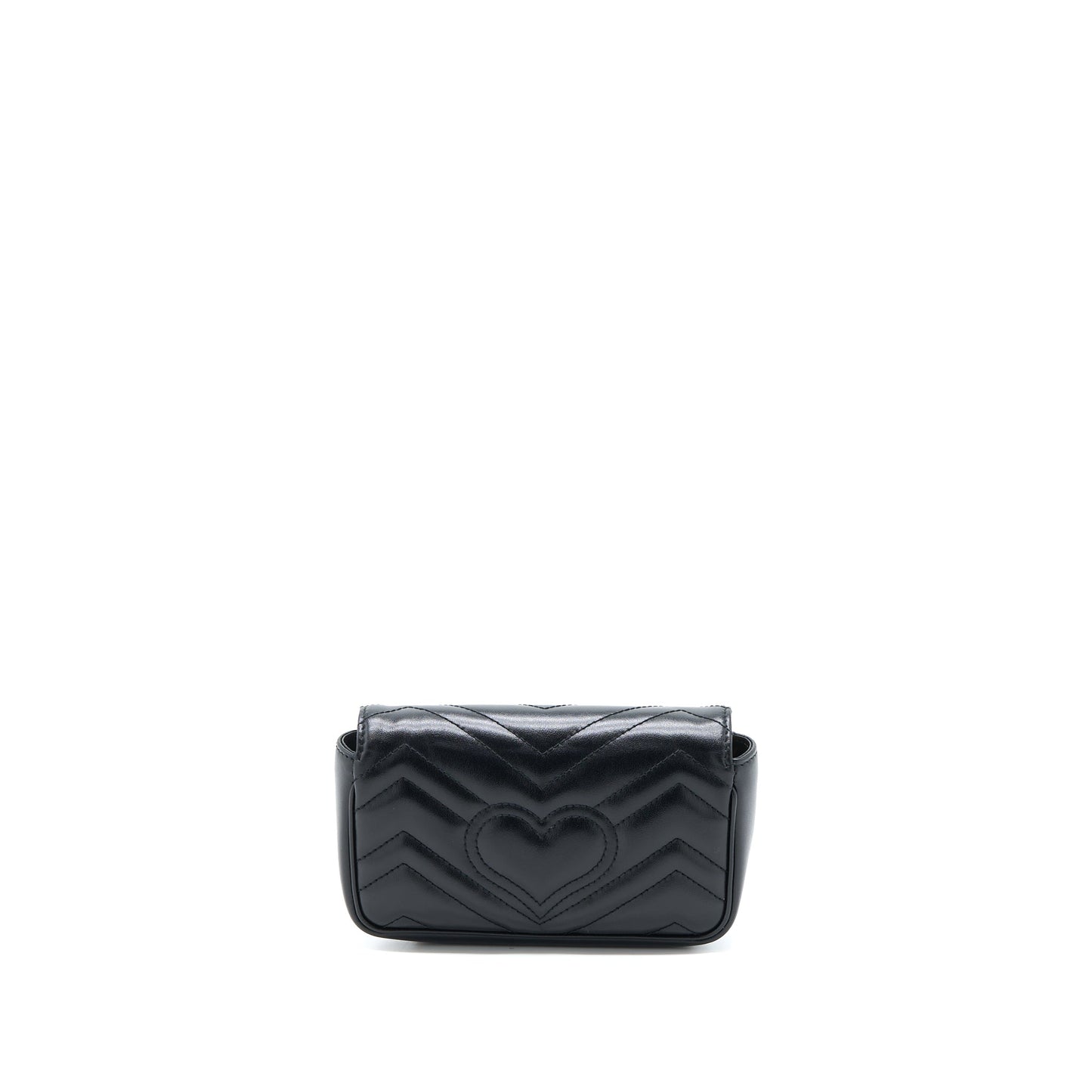 Gucci Marmont Super Mini Purse Calfskin Black